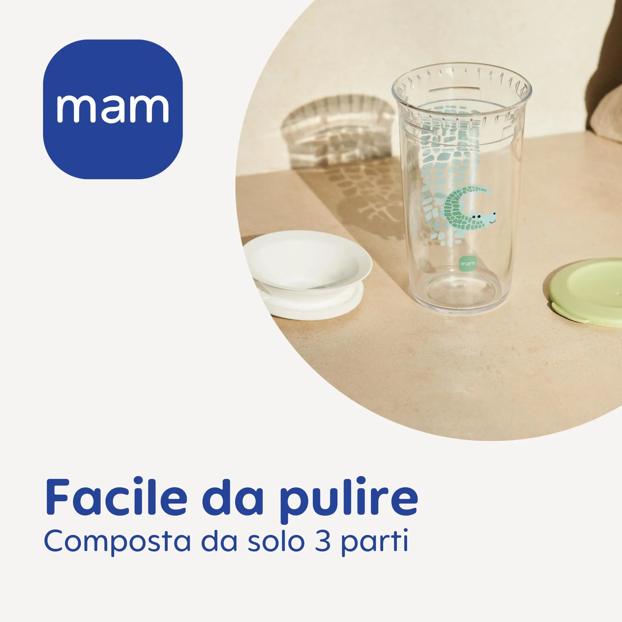 MAM Easy to Drink Cup 360°, Set da 2, Lilla - immagine 4