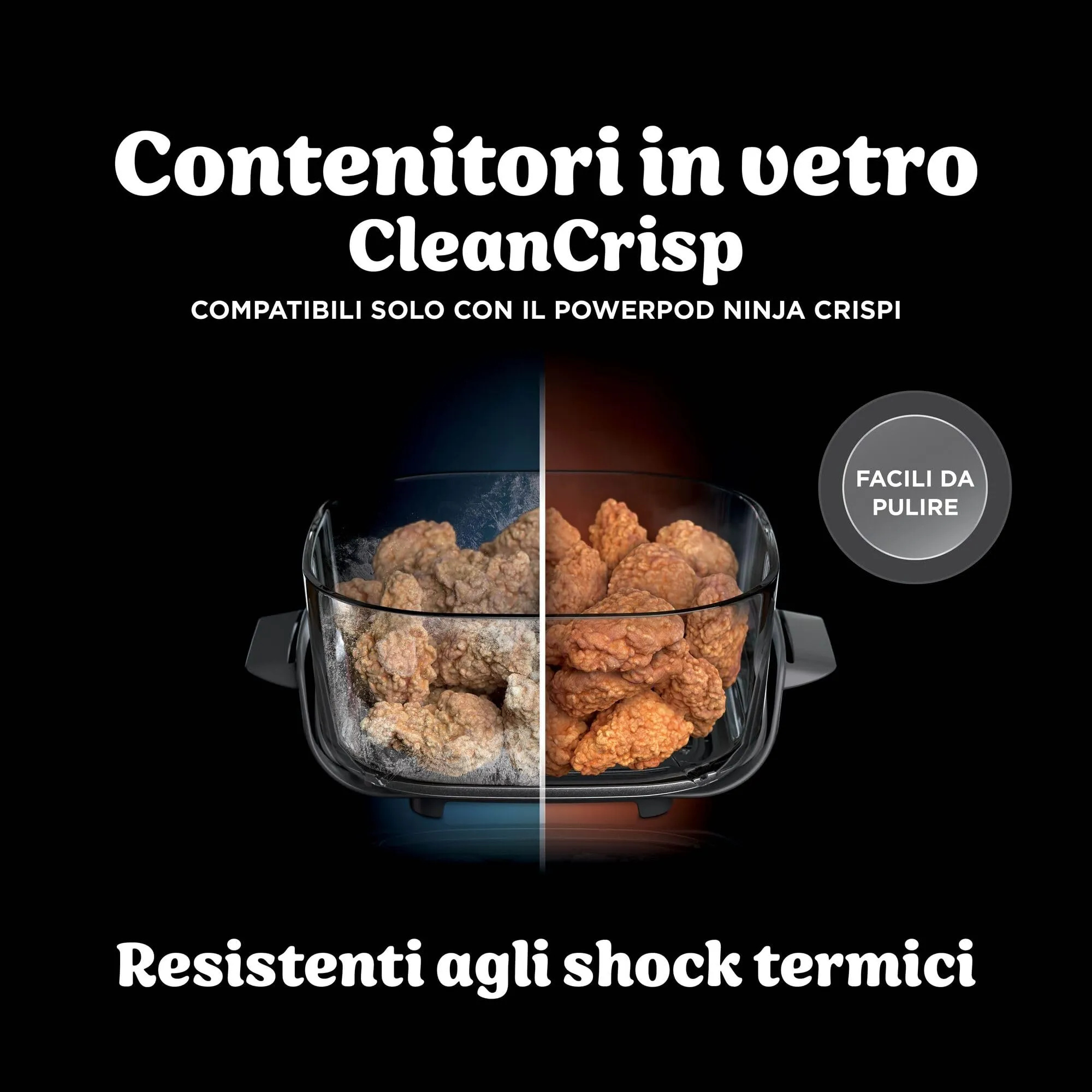 Ninja CRISPi Friggitrice ad Aria Portatile 4 in 1, 3,8L, Bianca - immagine 6