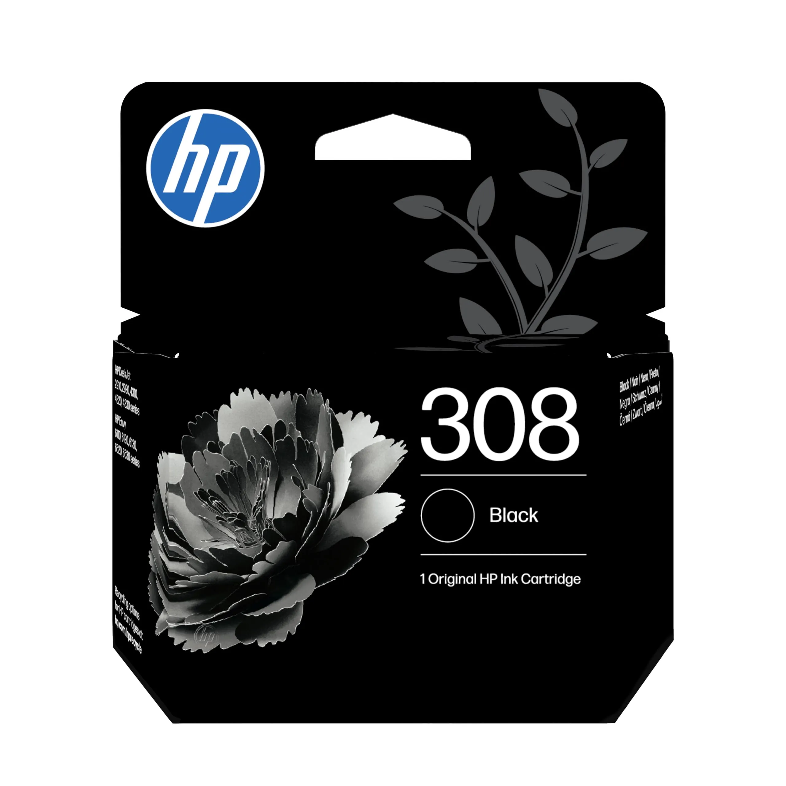 HP 308 Nero Cartuccia Inchiostro Originale - immagine 1