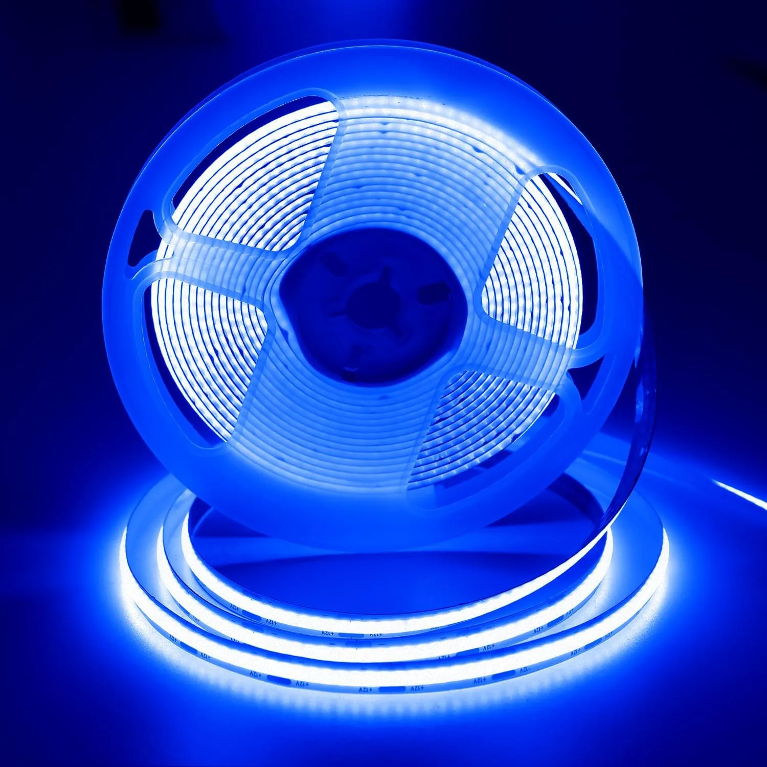 ShineBurky Striscia LED COB 5m Blu, 12V CRI93+ - immagine 1