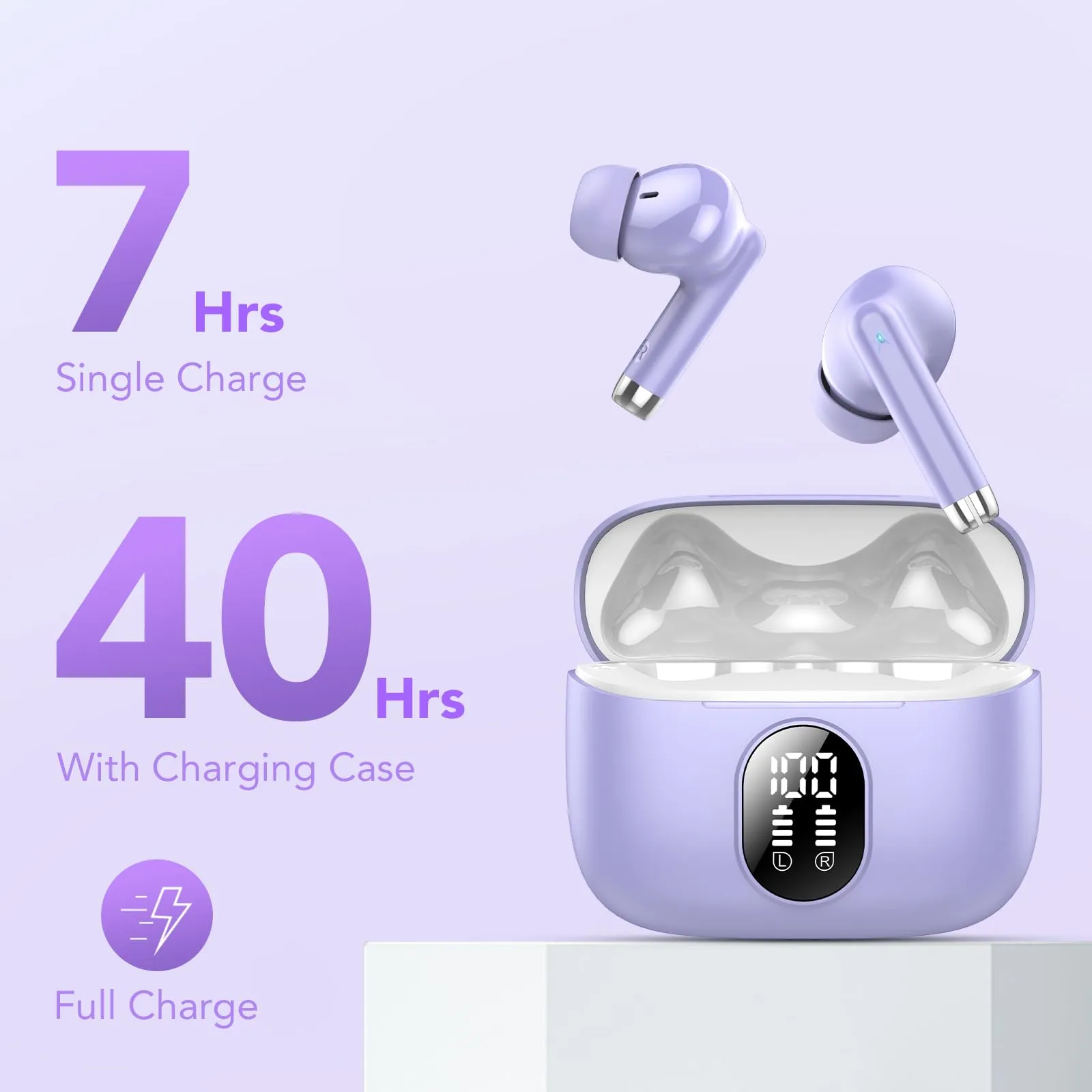 QXQ S26 Cuffie Bluetooth 5.4 con Riduzione Rumore ENC - immagine 6