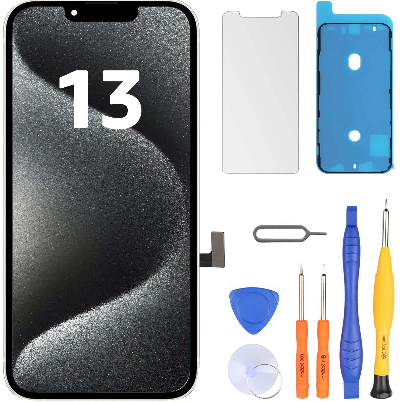 LL TRADER Schermo LCD 6,1'' per iPhone 13 con Kit di Riparazione - immagine 1