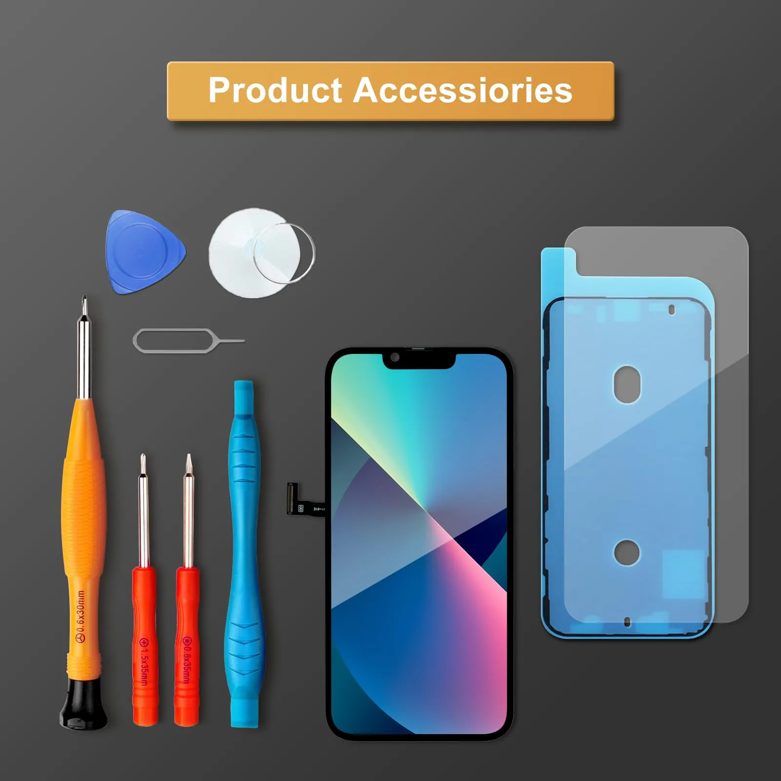 LL TRADER Schermo LCD 6,7'' per iPhone 13 Pro Max e Kit di Riparazione - immagine 7