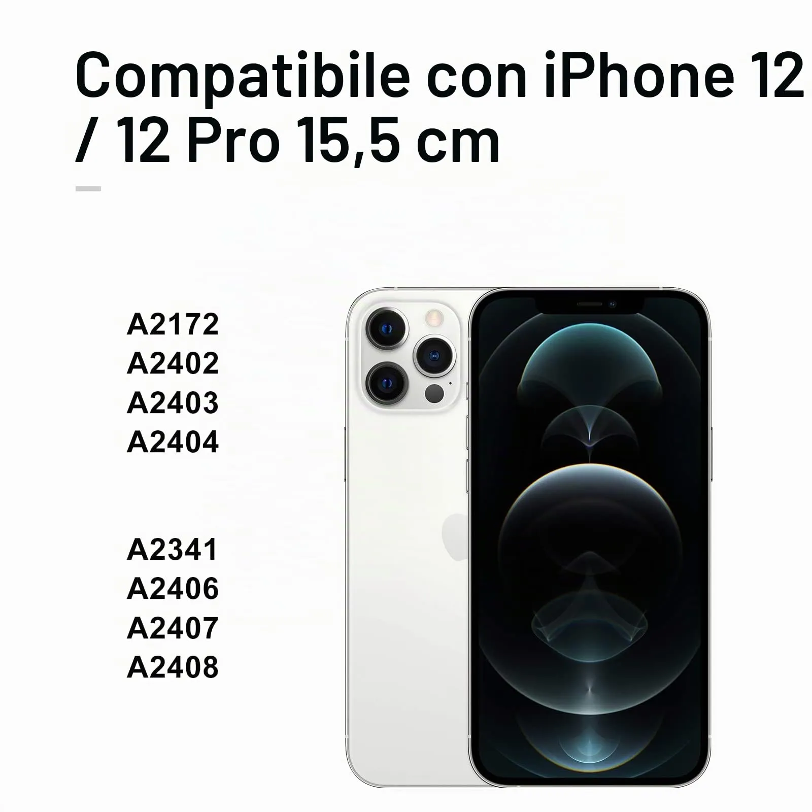 LL TRADER Schermo LCD 6,1'' per iPhone 12/12 Pro e Kit di Riparazione - immagine 2