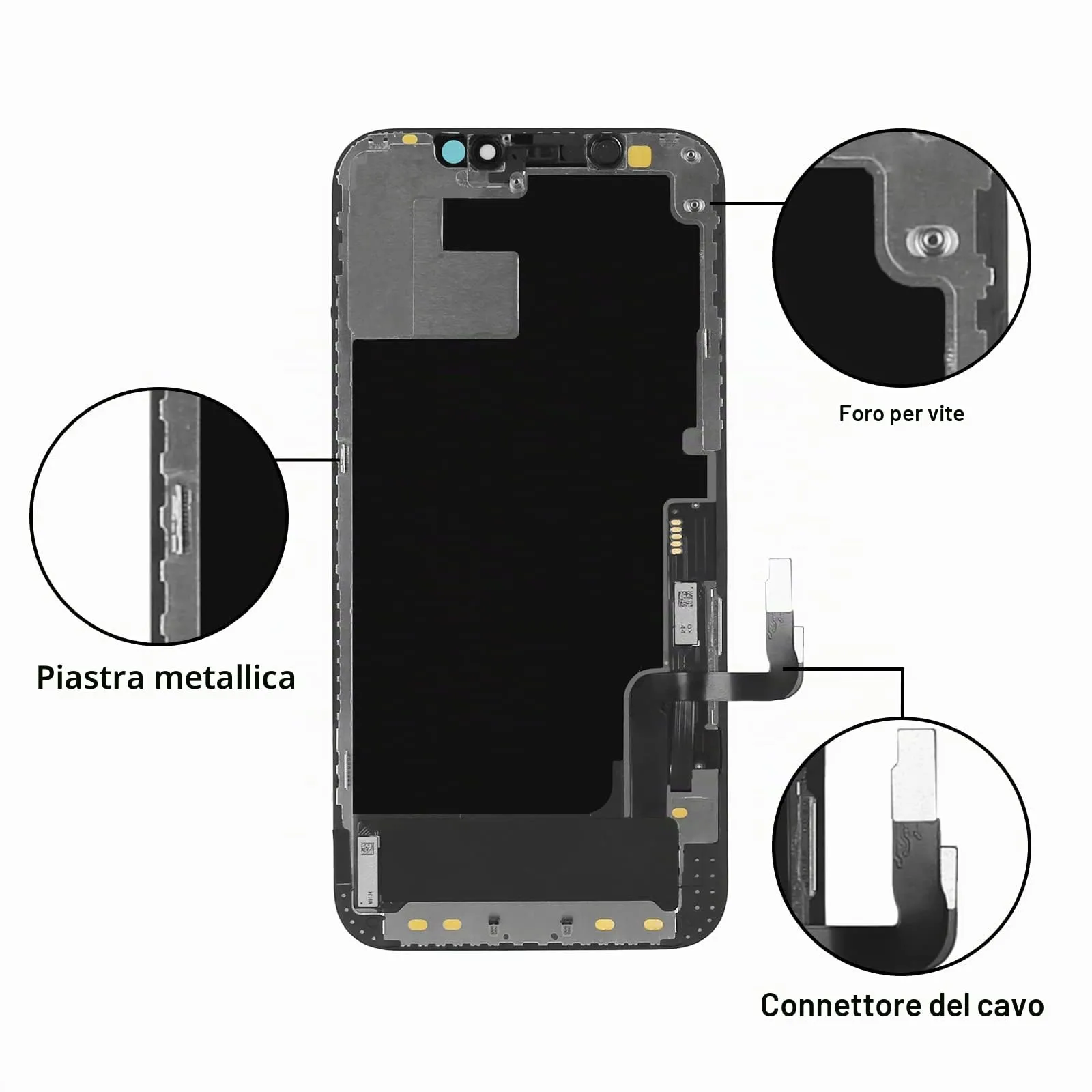 LL TRADER Schermo LCD 6,1'' per iPhone 12/12 Pro e Kit di Riparazione - immagine 5