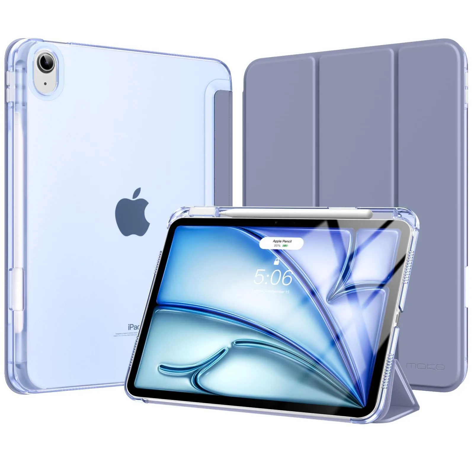 MoKo Cover per iPad Air 11 Pollici (M4/M3/M2) 2024-2026 con Portapenna - immagine 1