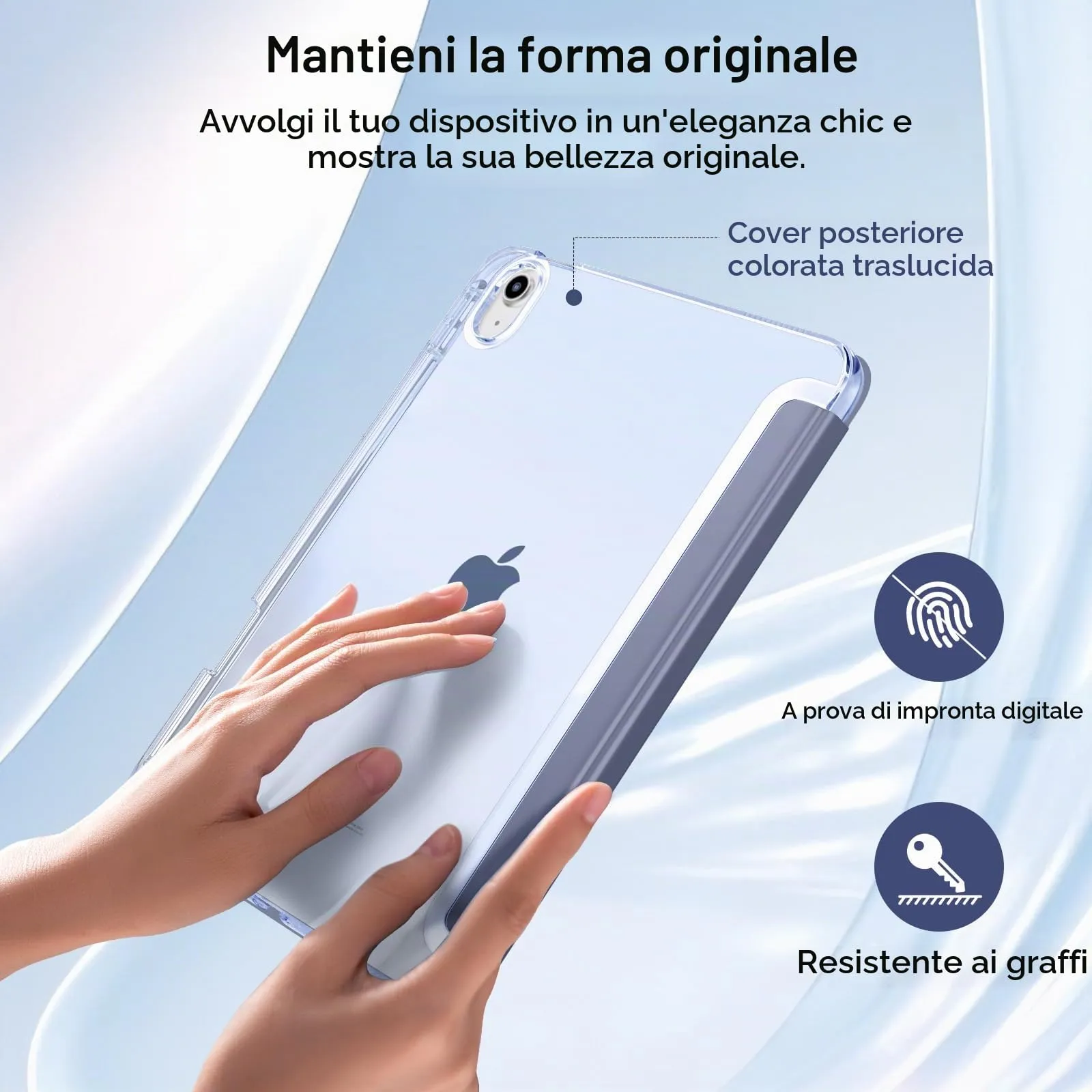 MoKo Cover per iPad Air 11 Pollici (M4/M3/M2) 2024-2026 con Portapenna - immagine 5