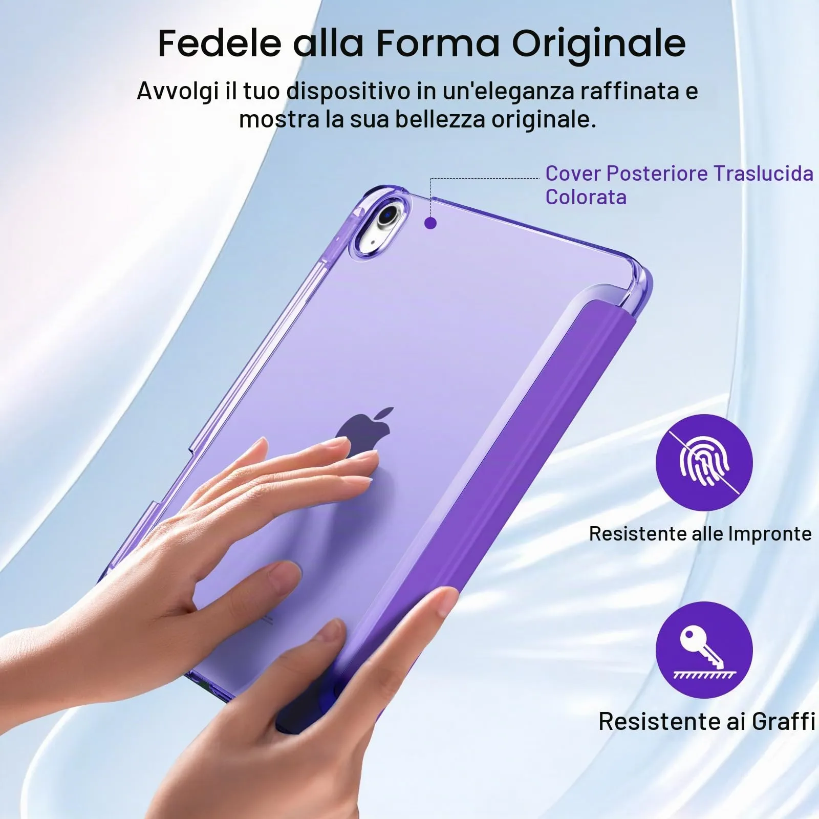 MoKo Cover per iPad Air 11 Pollici (M4/M3/M2) 2024-2026 con Portapenna - immagine 5