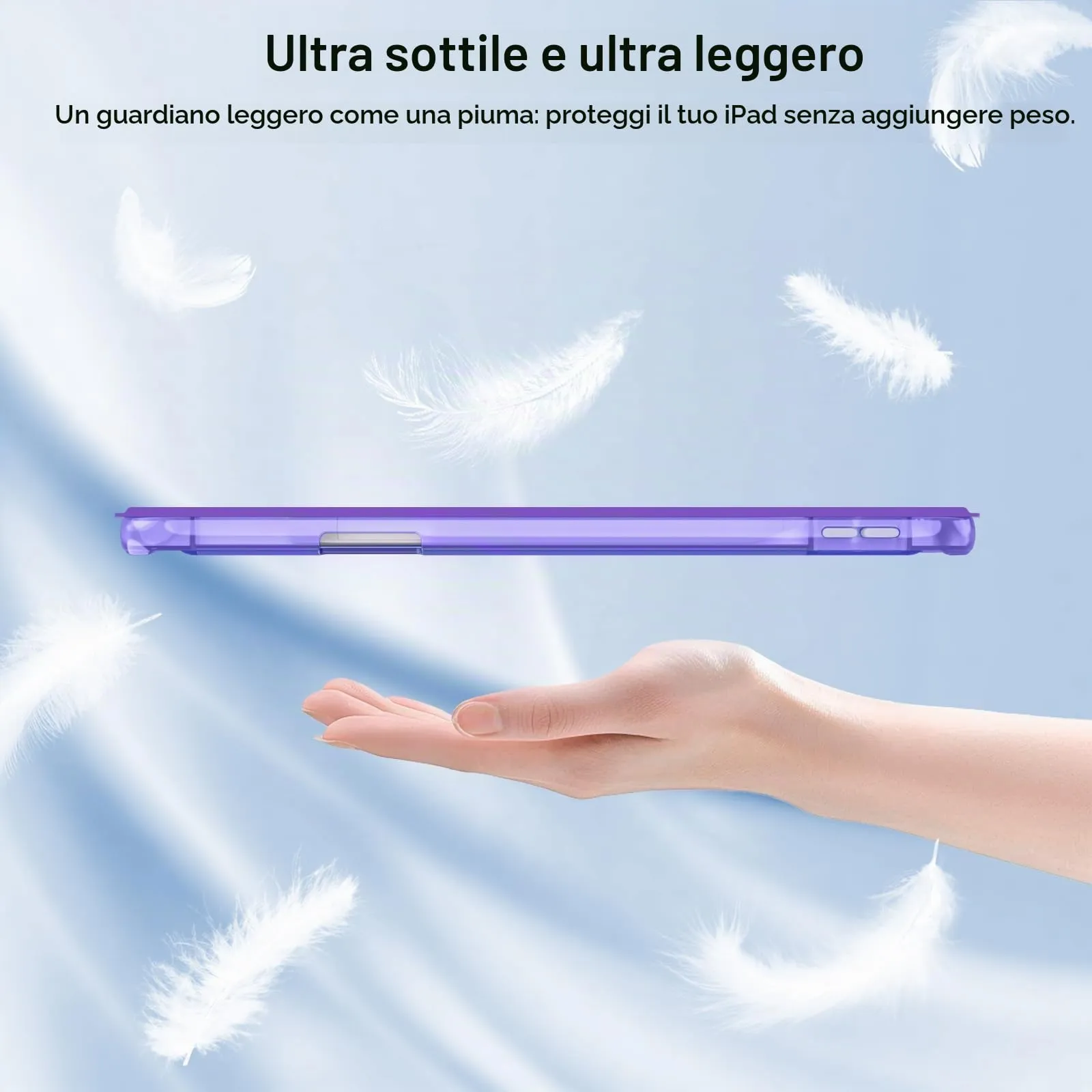MoKo Cover per iPad Air 11 Pollici (M4/M3/M2) 2024-2026 con Portapenna - immagine 8