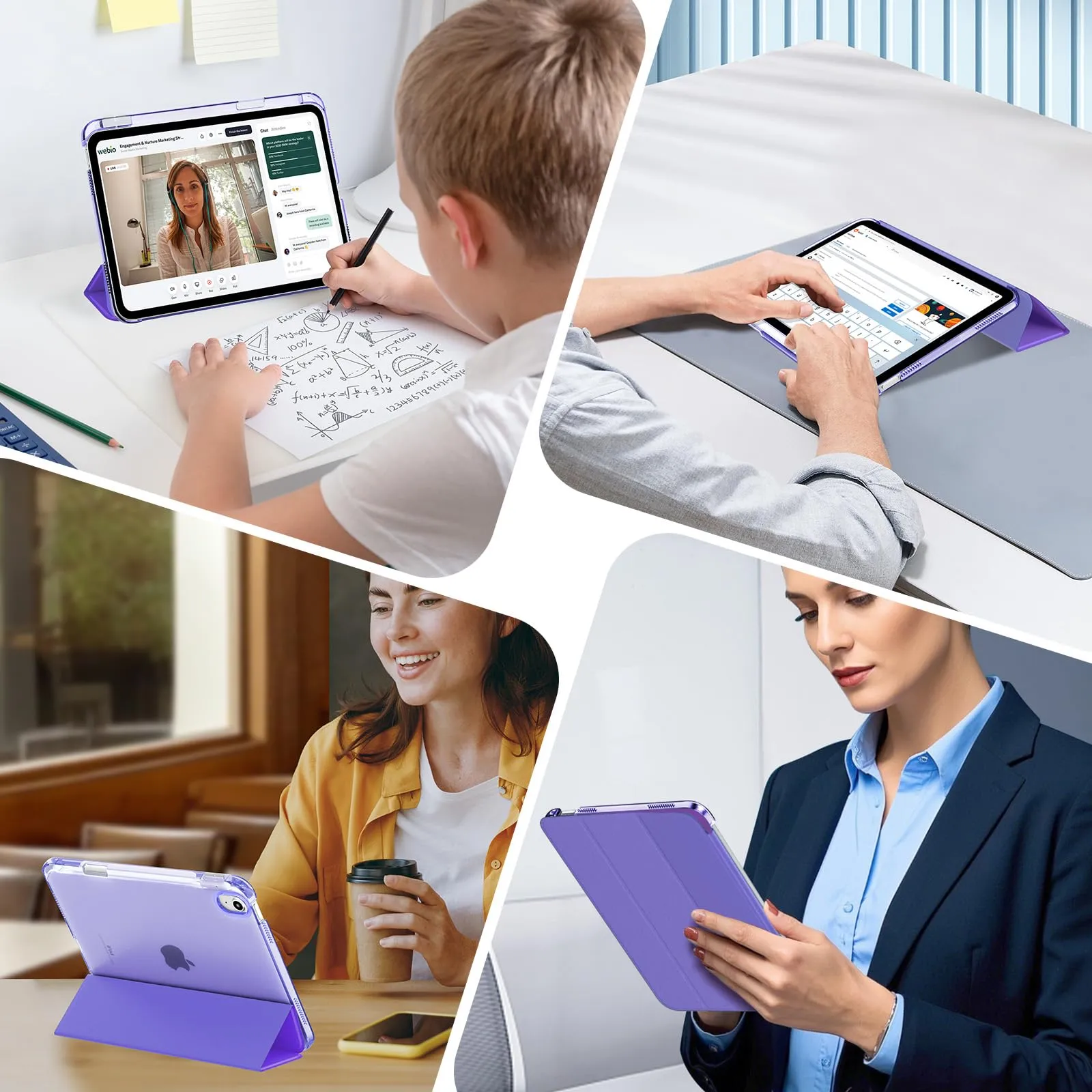 MoKo Cover per iPad Air 11 Pollici (M4/M3/M2) 2024-2026 con Portapenna - immagine 9