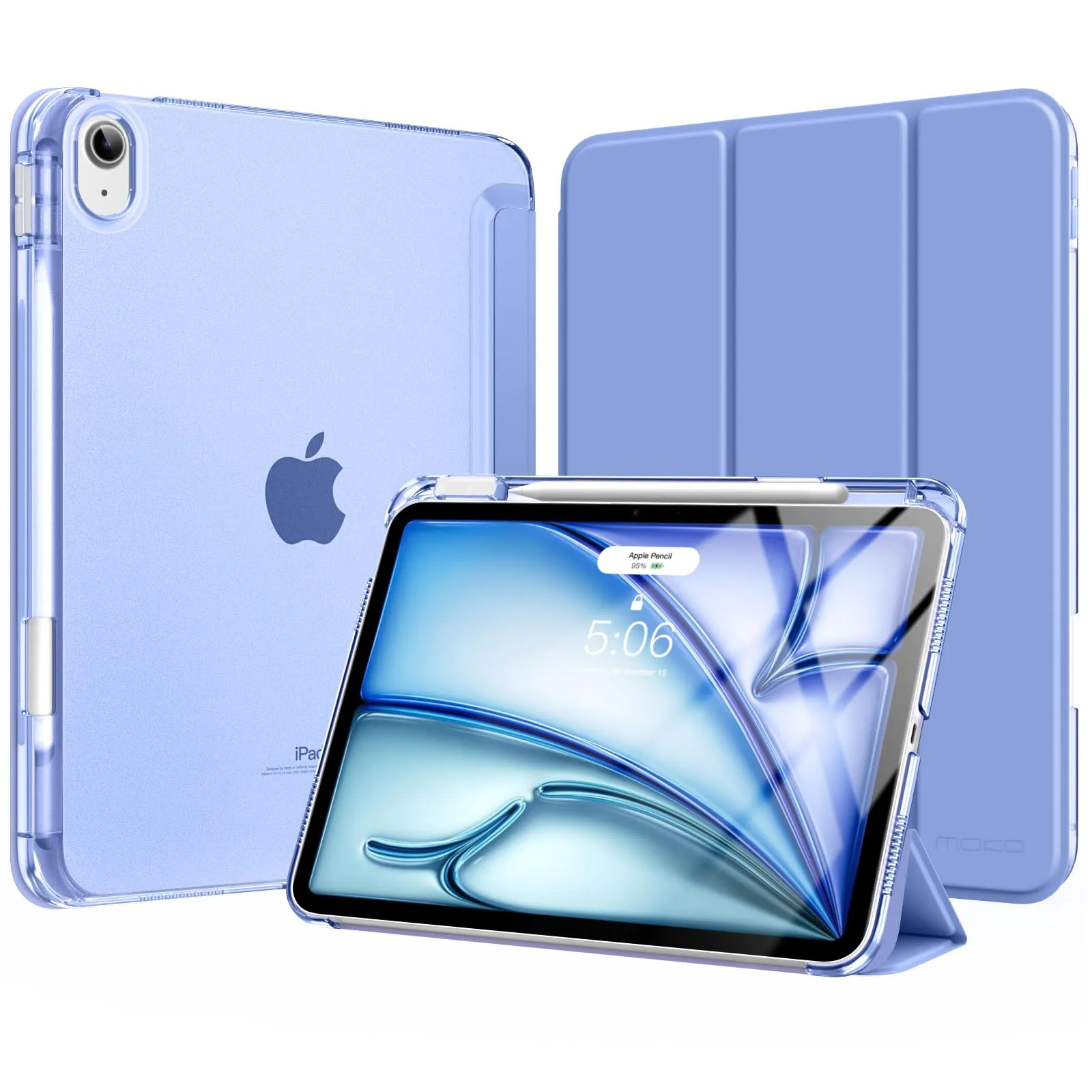 MoKo Cover per iPad Air 11 Pollici (M4/M3/M2) 2024/2025/2026 con Portapenna - immagine 1