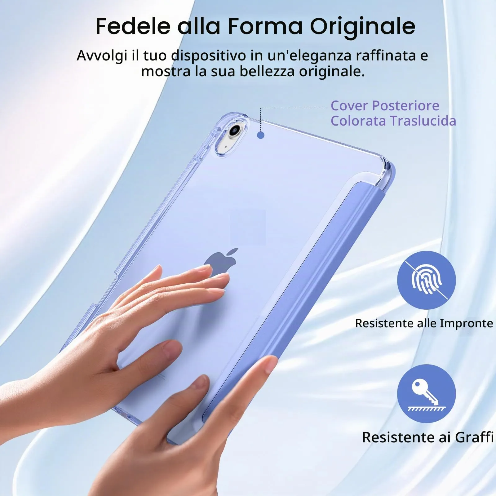 MoKo Cover per iPad Air 11 Pollici (M4/M3/M2) 2024/2025/2026 con Portapenna - immagine 5