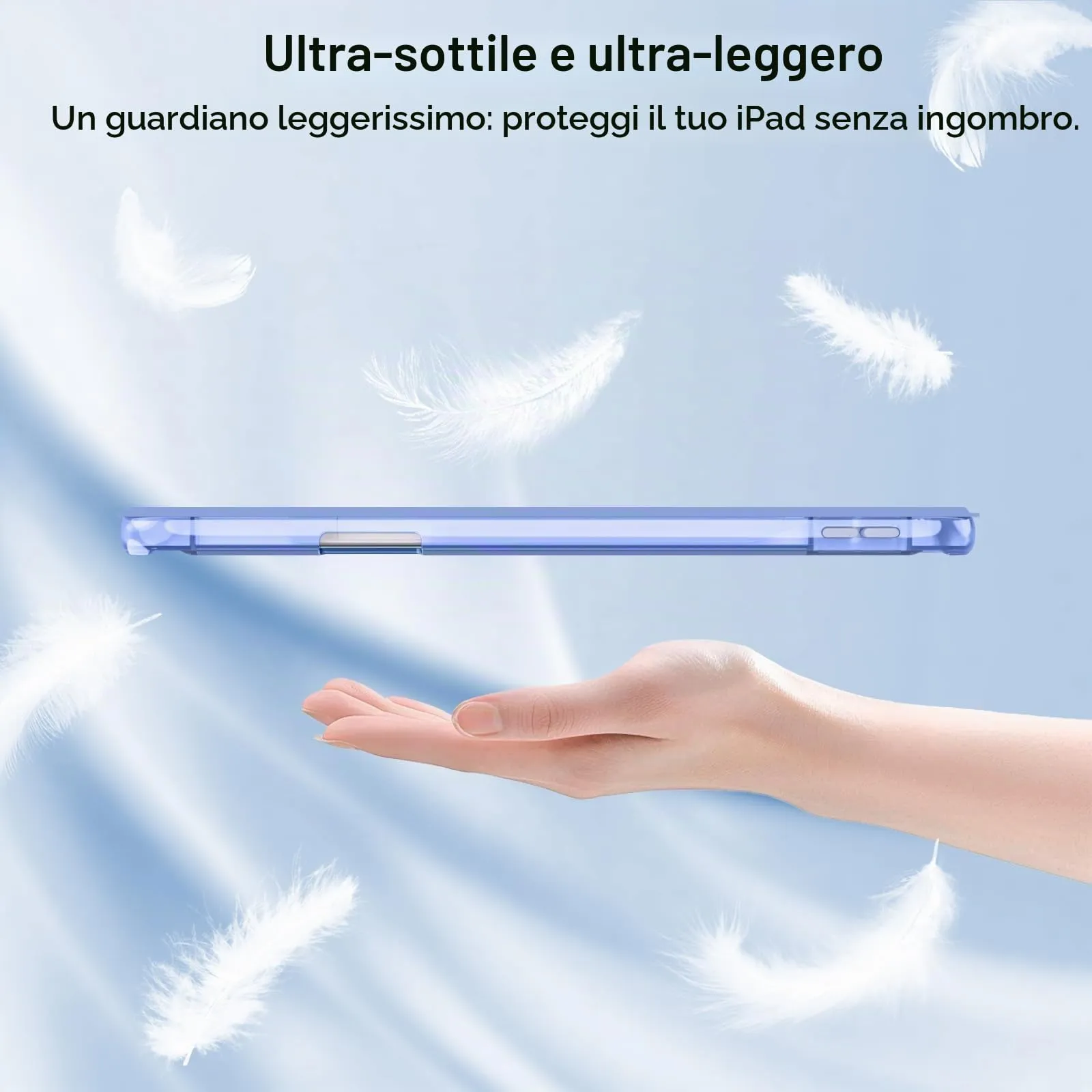 MoKo Cover per iPad Air 11 Pollici (M4/M3/M2) 2024/2025/2026 con Portapenna - immagine 8
