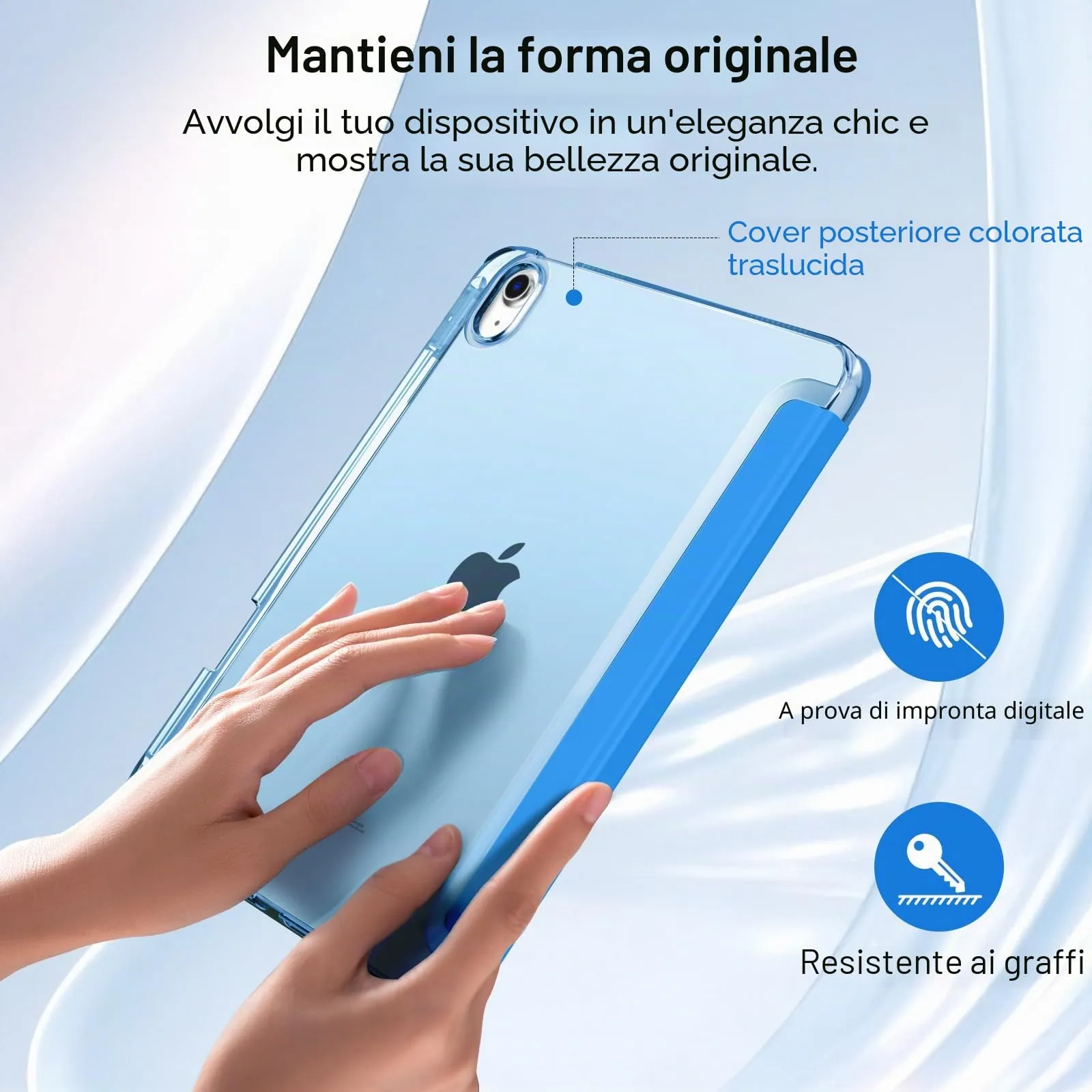 MoKo Cover per iPad Air 11 Pollici (M4/M3/M2) 2024-2026 con Portapenna - immagine 5