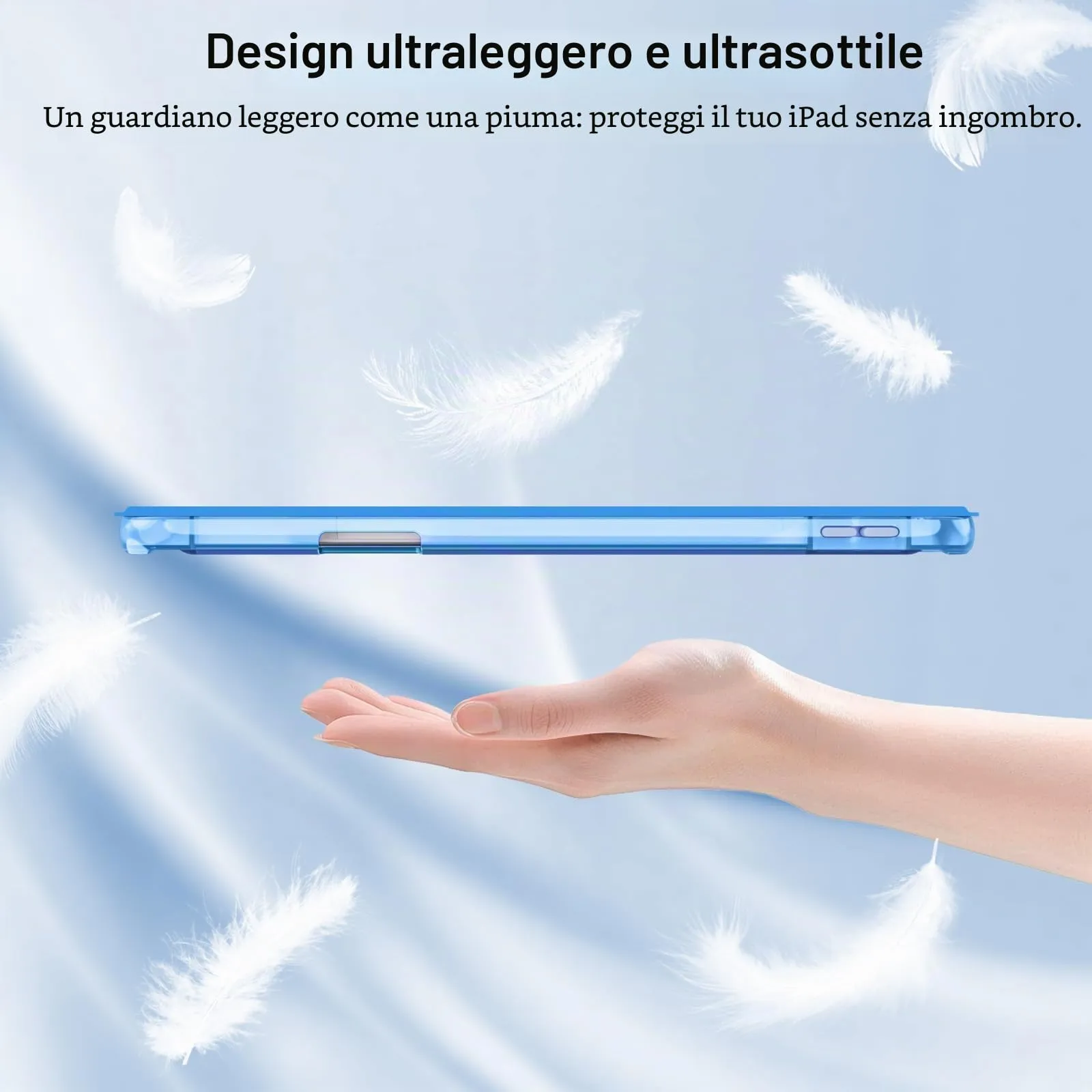 MoKo Cover per iPad Air 11 Pollici (M4/M3/M2) 2024-2026 con Portapenna - immagine 8