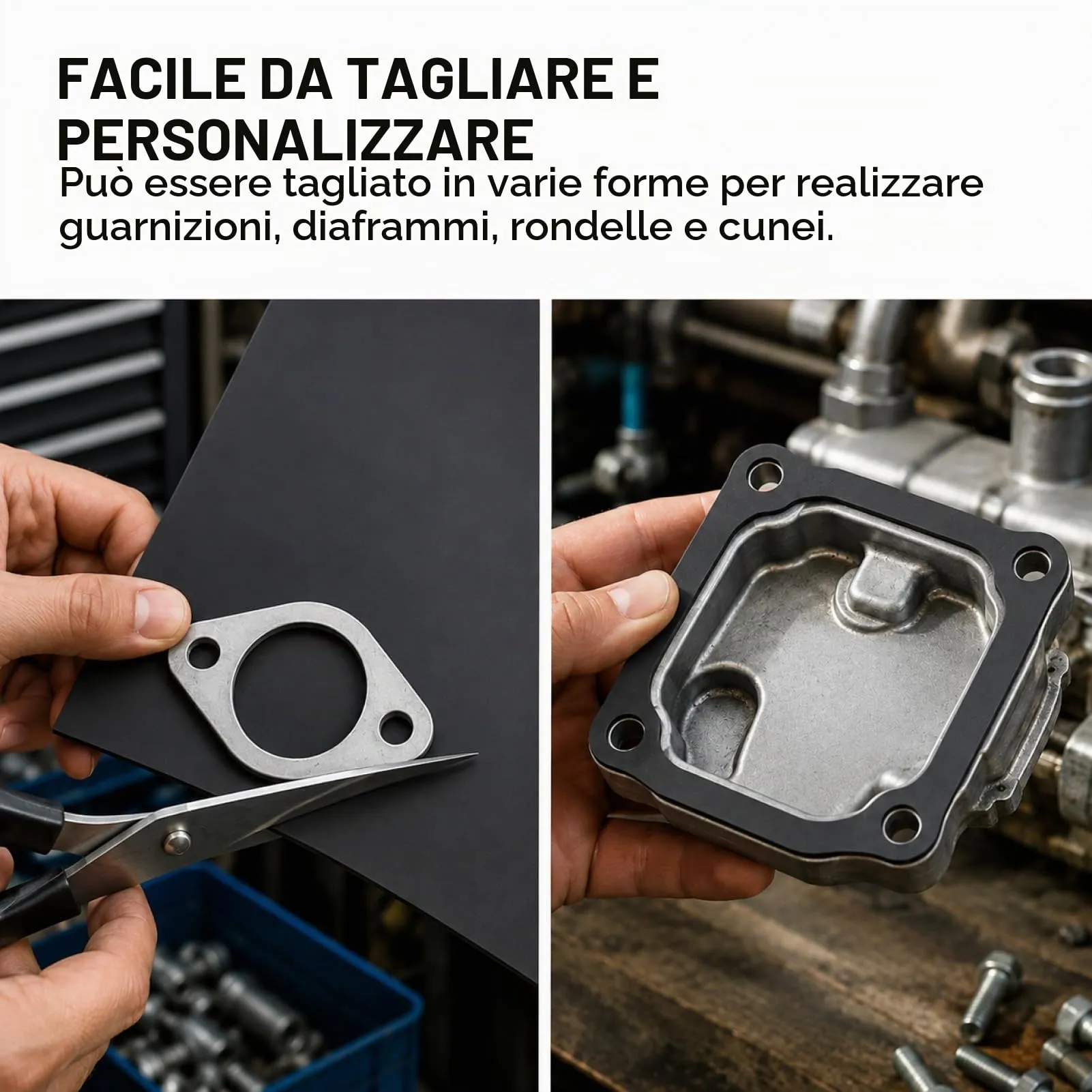 RowGlow Foglio di gomma nitrilica NBR 300x200x2 mm - immagine 6