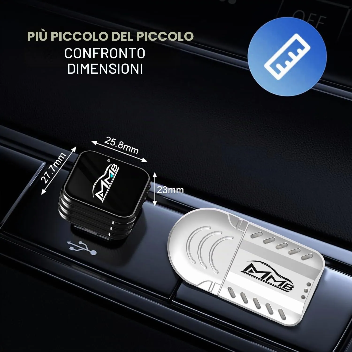 MMB CP-Ultra Adattatore Wireless CarPlay e Android Auto 2 in 1, Wi-Fi 6, Bluetooth 5.4, Nero - immagine 7
