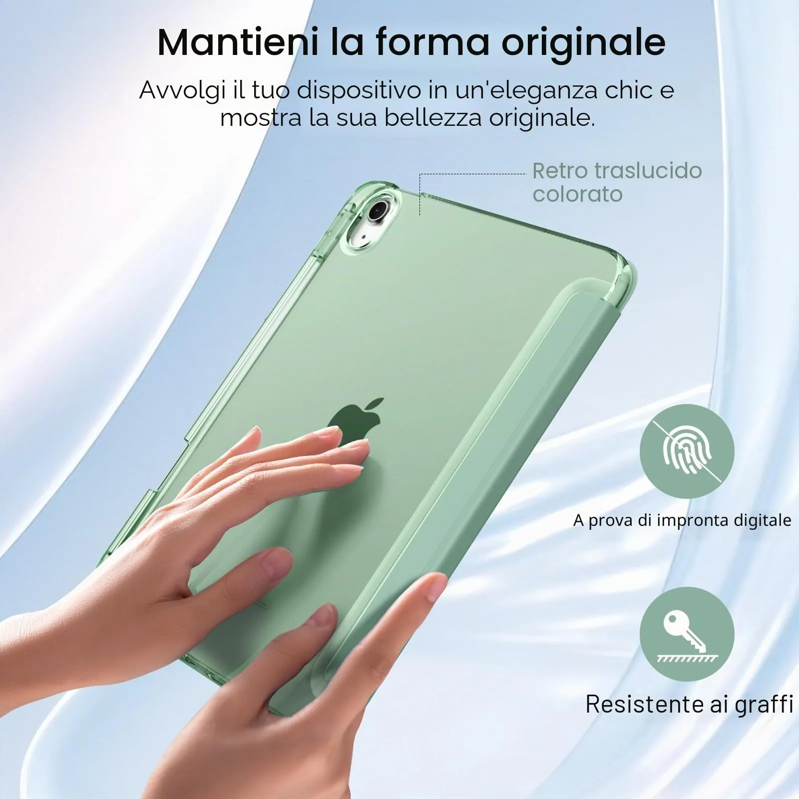 MoKo Cover per iPad Air 11 Pollici (M4/M3/M2) 2026/2025/2024 con Portapenna - immagine 5