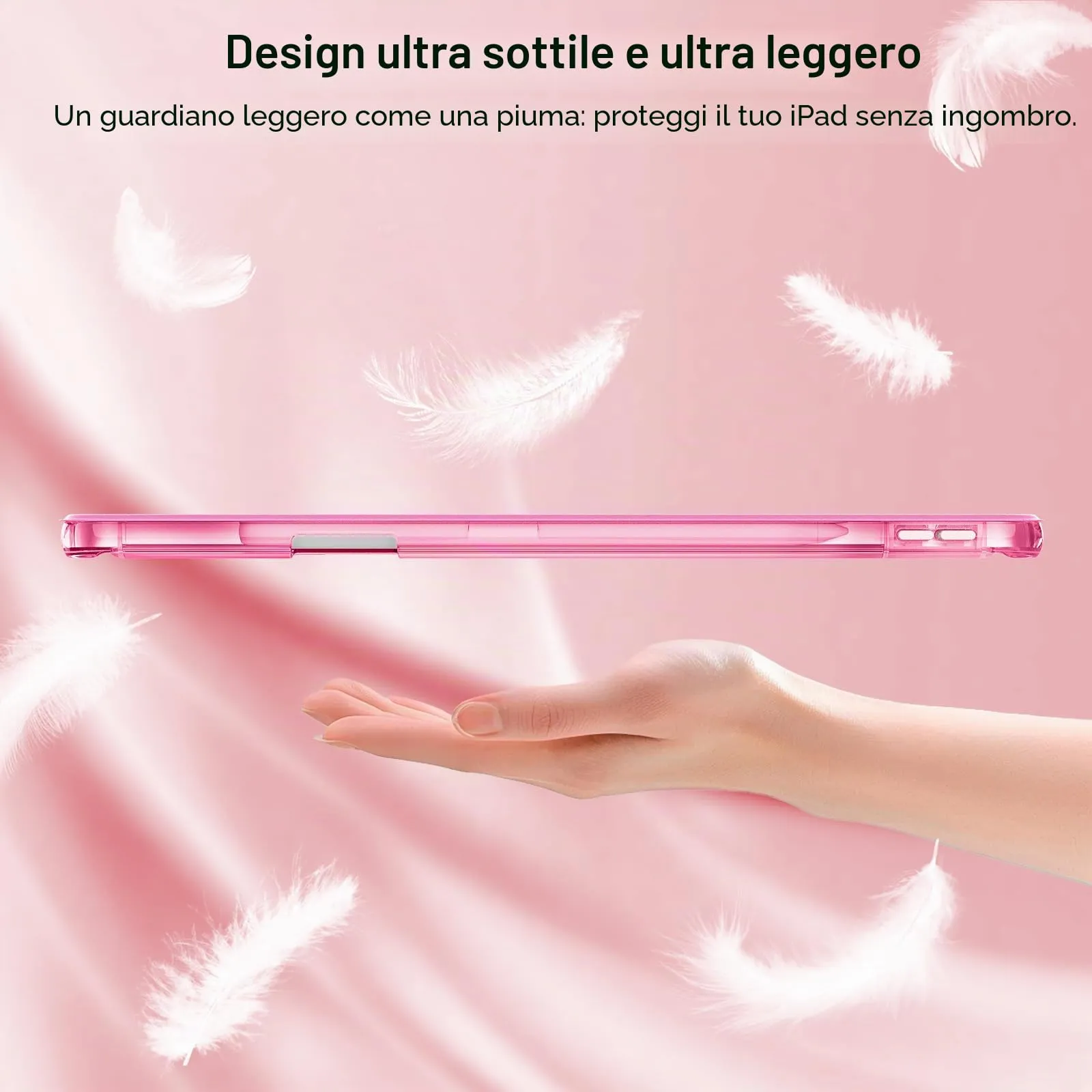 MoKo Cover per iPad Air 11 Pollici (M4/M3/M2) 2024/2025/2026 con Portapenna - immagine 8