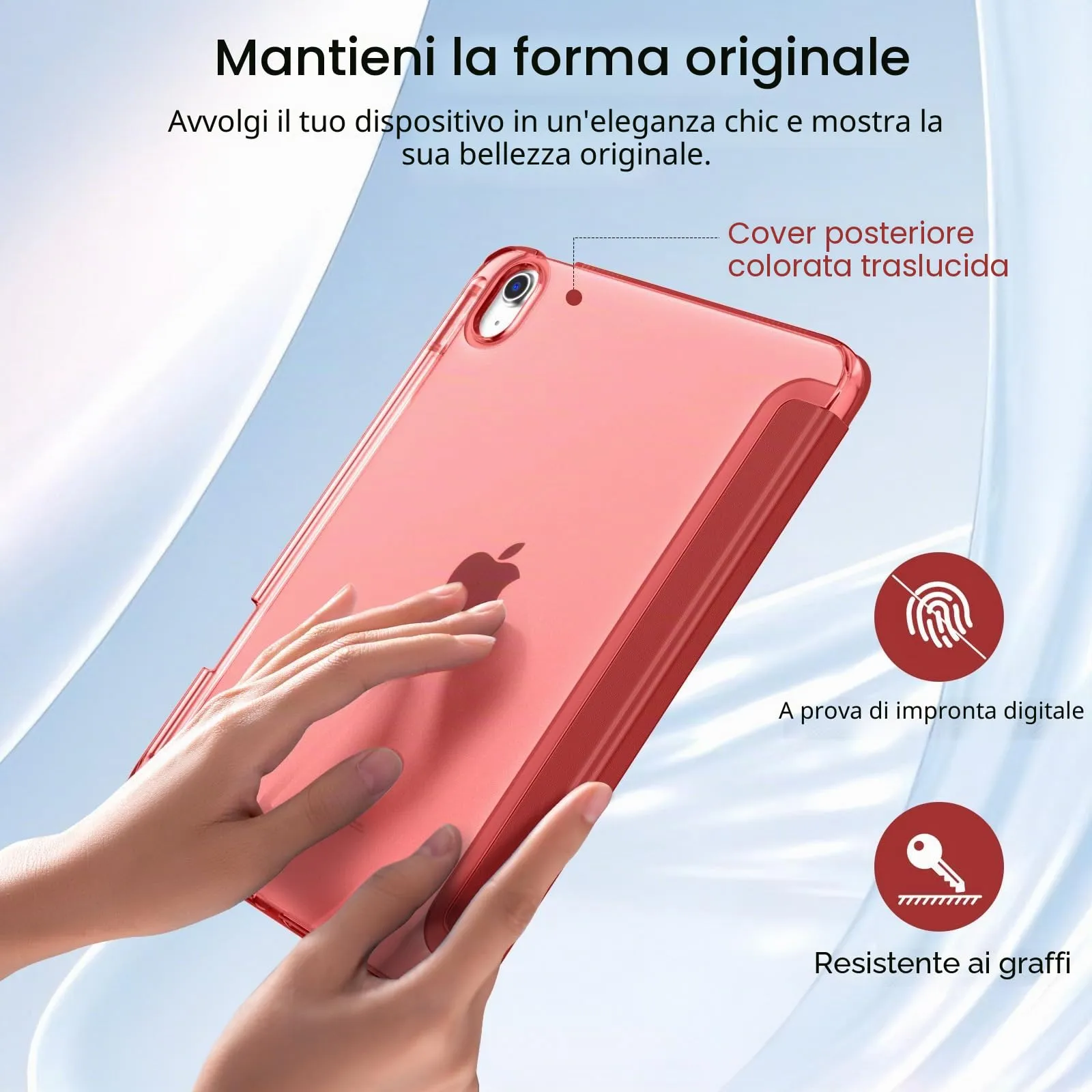 MoKo Cover per iPad Air 11 Pollici (M4/M3/M2) con Portapenna - immagine 5