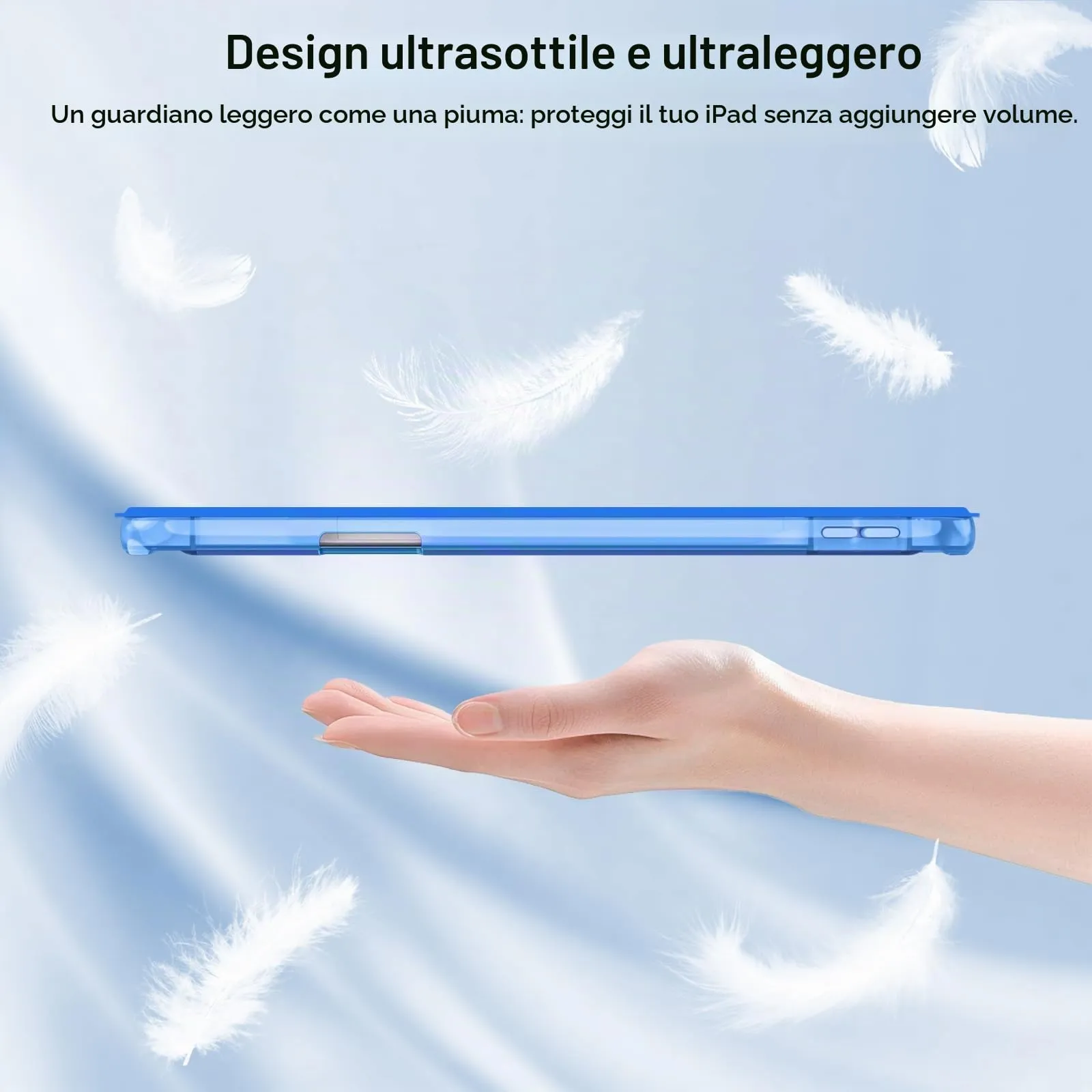 MoKo Cover per iPad Air 11 Pollici (M4/M3/M2) 2024/2025/2026 con Portapenna - immagine 8