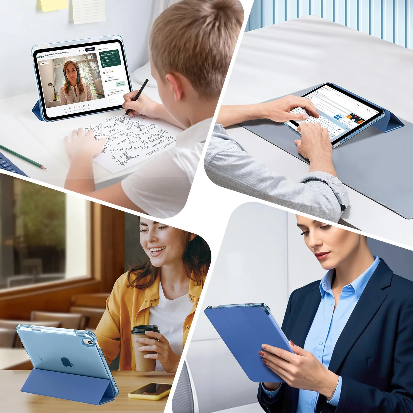MoKo Cover per iPad Air 11 Pollici (M4/M3/M2) 2024-2026 con Portapenna - immagine 9