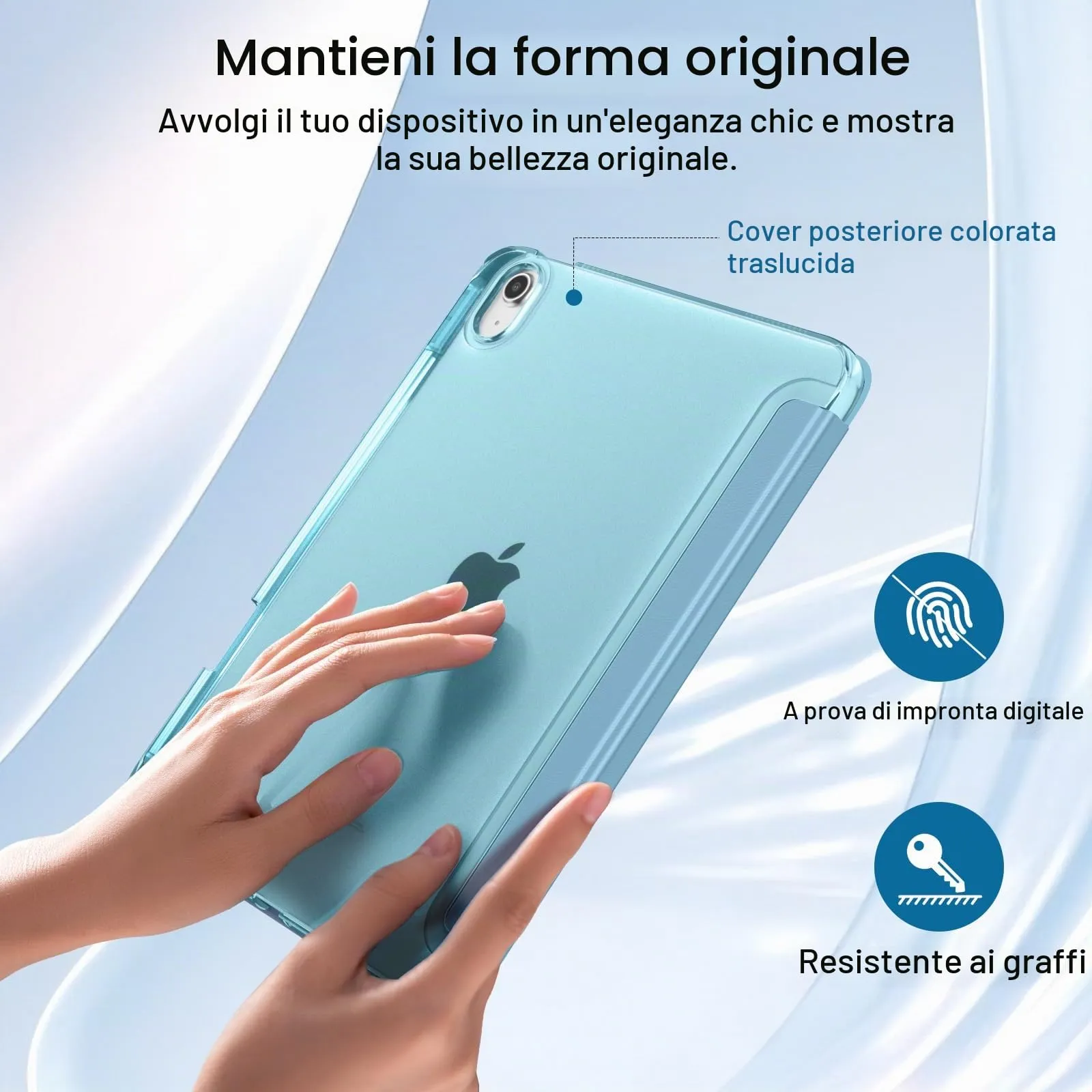 MoKo Cover per iPad Air 11 Pollici (M4/M3/M2) 2024/2025/2026 con Portapenna - immagine 5