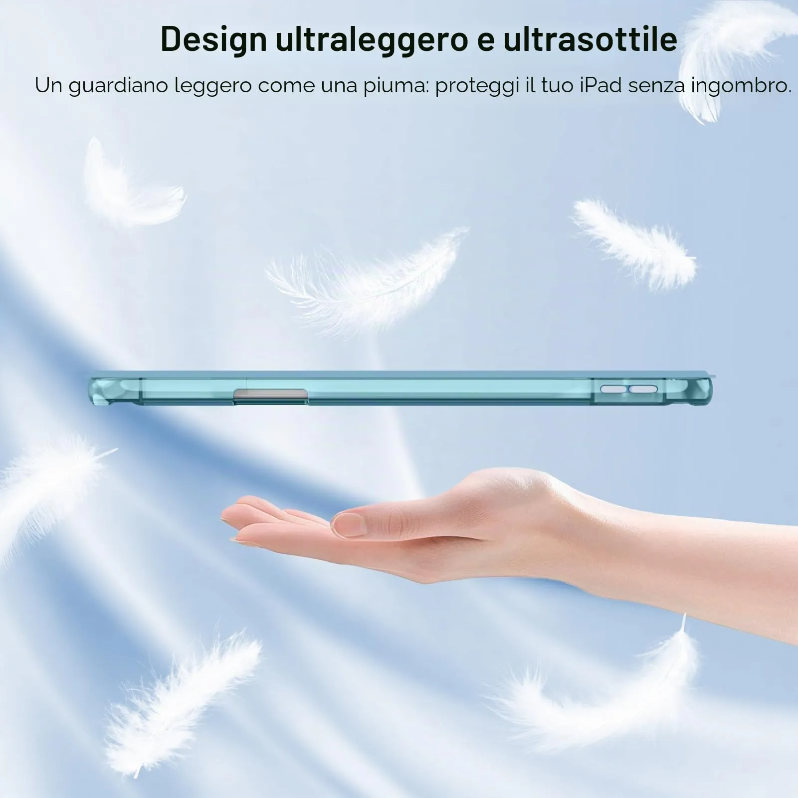 MoKo Cover per iPad Air 11 Pollici (M4/M3/M2) 2024/2025/2026 con Portapenna - immagine 8