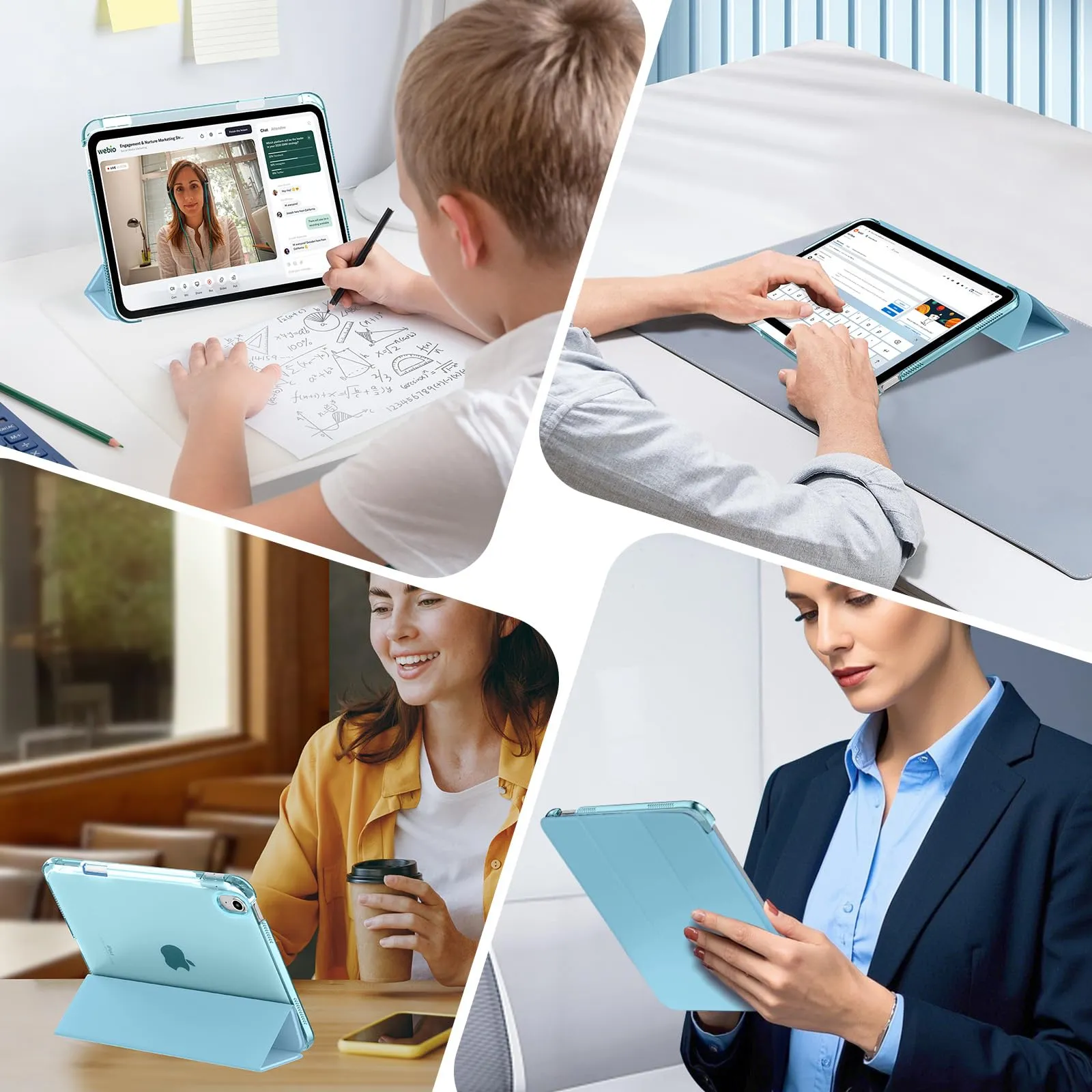 MoKo Cover per iPad Air 11 Pollici (M4/M3/M2) 2024/2025/2026 con Portapenna - immagine 9
