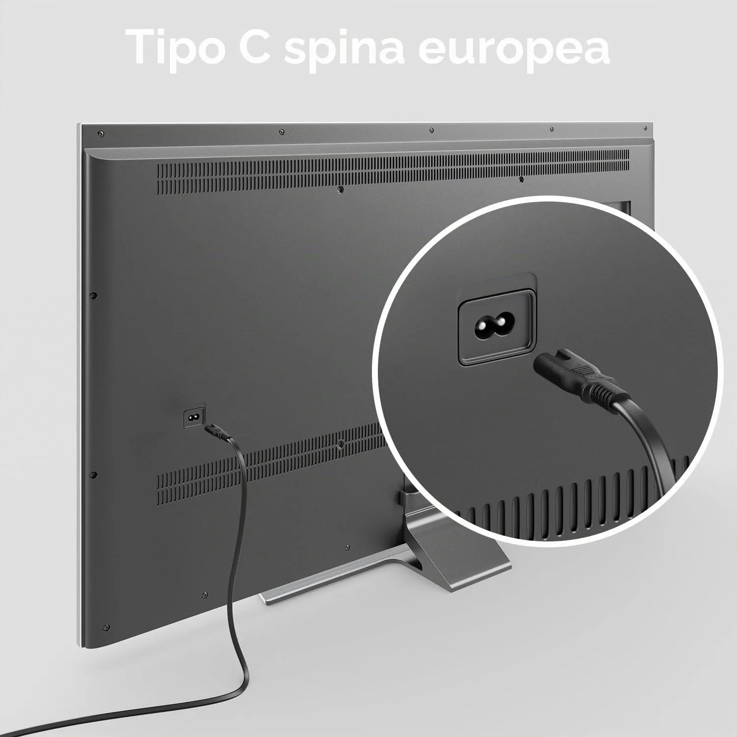 deleyCON Cavo di Alimentazione Europlug a Presa C7, 6m - Nero - immagine 7