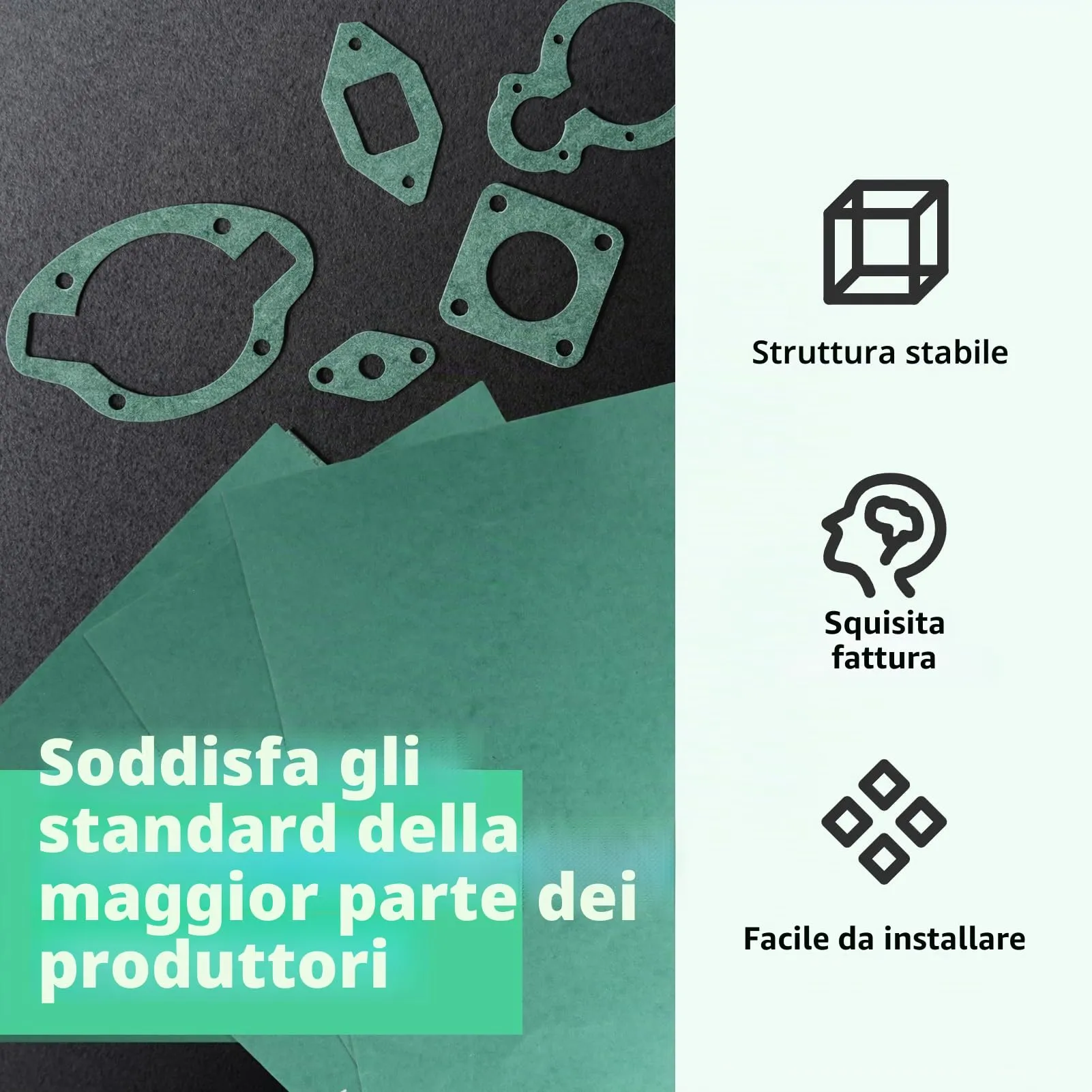 RowGlow Fogli di guarnizione motore carburatore 300x200x0,5 mm, 2 pezzi - immagine 5