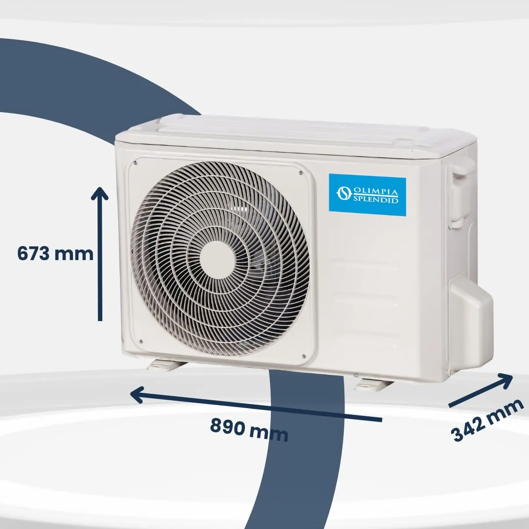 Olimpia Splendid Aryal Trial 21 Multisplit Inverter Climatizzatore 10.000+10.000+12.000 BTU/h, Gas R32, Classe A++, Wireless Control incluso - immagine 8
