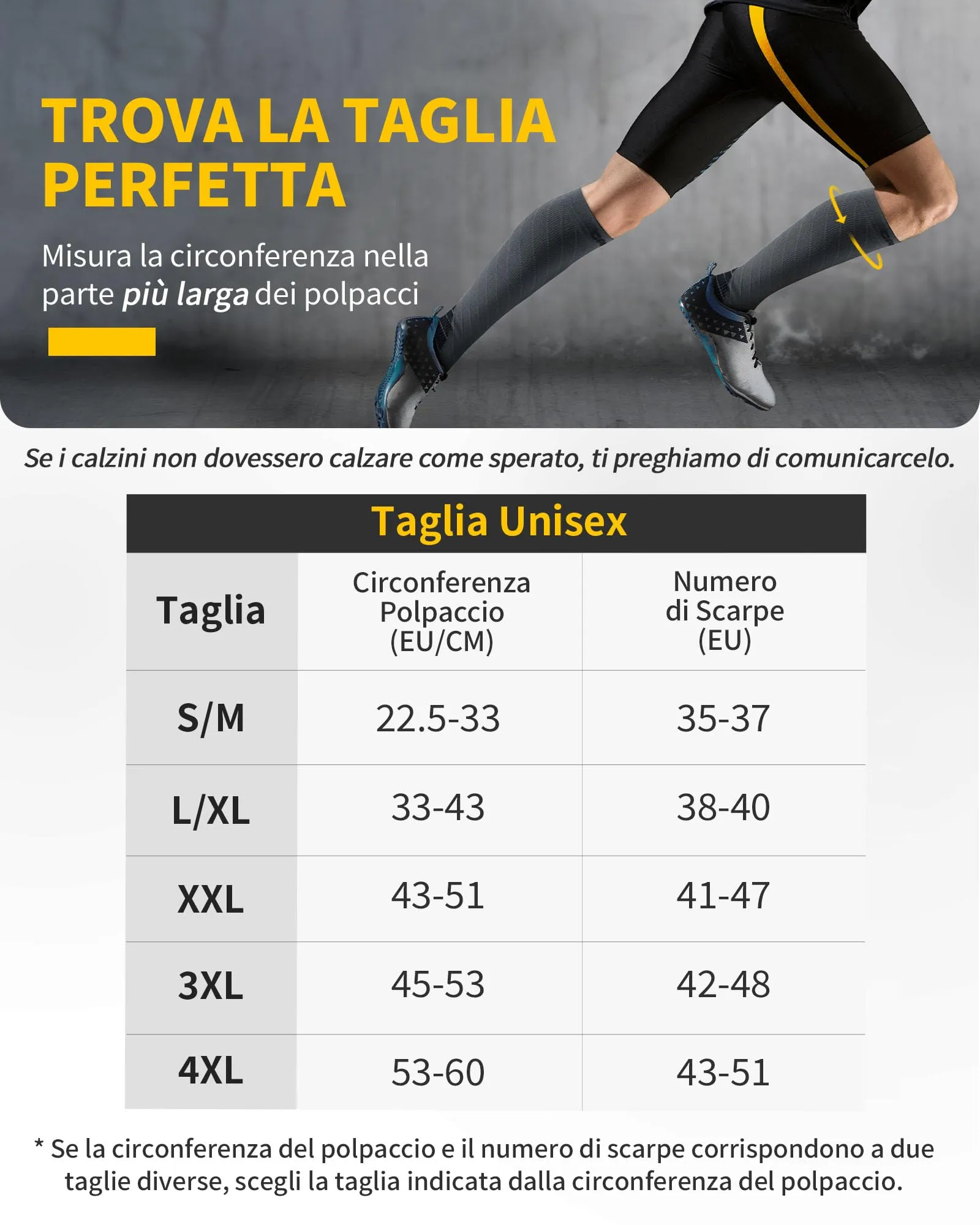 CAMBIVO Calze Compressione Graduata 20-30mmHg, 2 Paia, Donna e Uomo - immagine 2