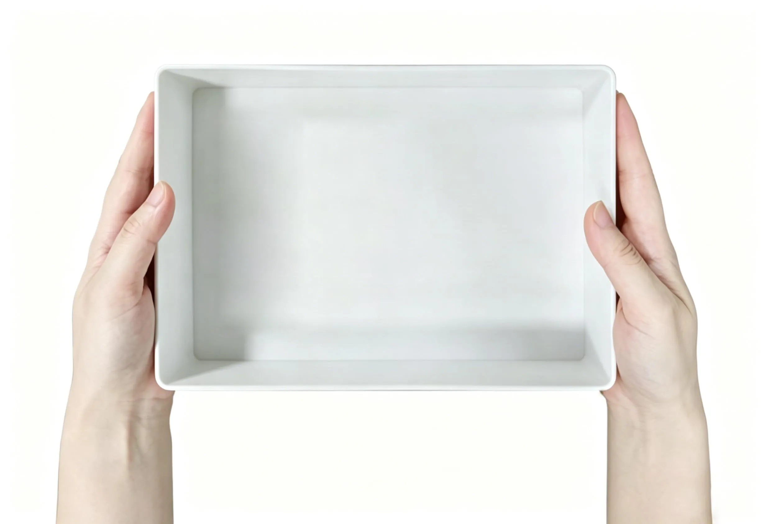 Amazon Basics Plastic Organizer Rettangolare, 24 x 17 x 5 cm, Bianco - immagine 4