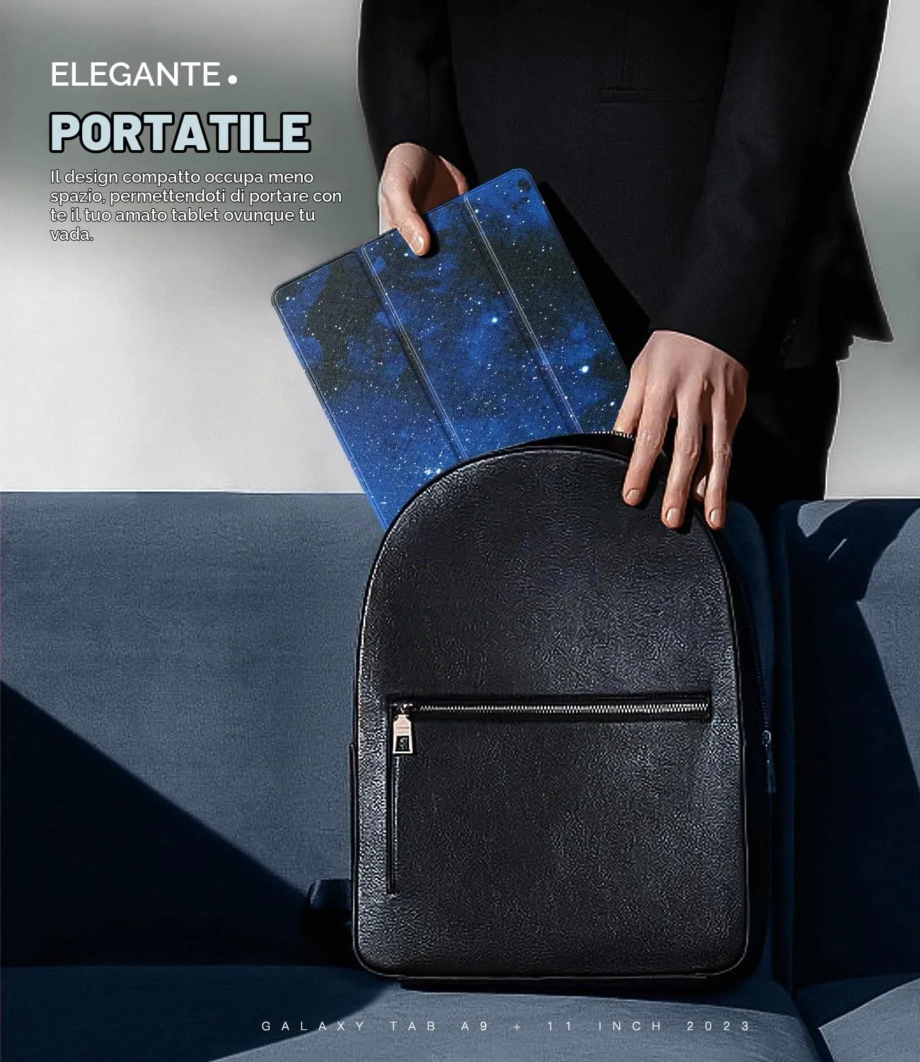 TiMOVO Cover for Samsung Galaxy Tab A11+/A9+ 11", CieloStellatoBlu - immagine 7