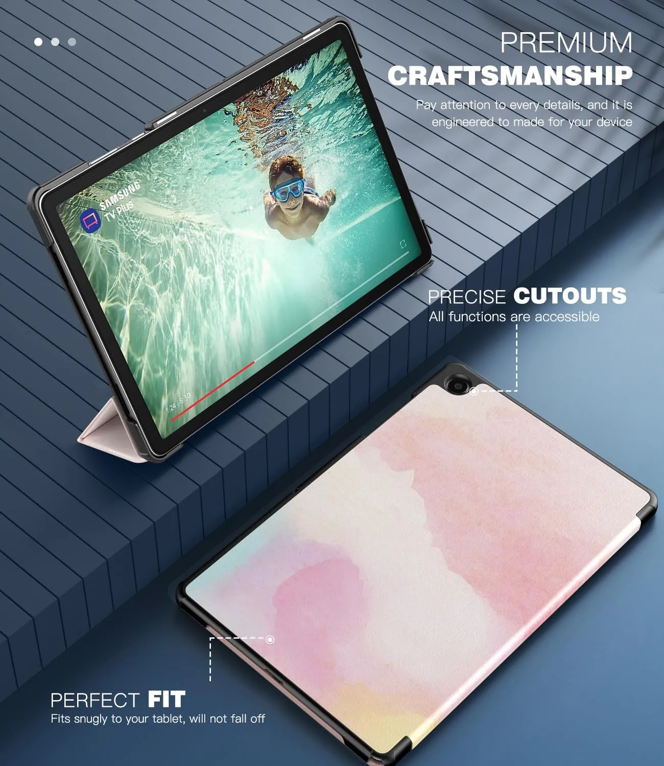 TiMOVO Cover per Samsung Galaxy Tab A11+ 11" 2025, Arcobaleno - immagine 4