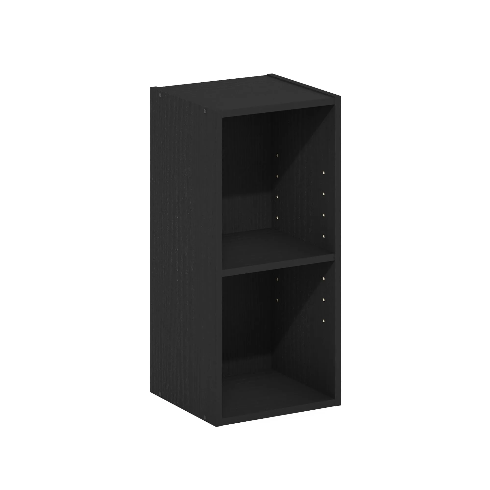Furinno Fulda Libreria salvaspazio a 2 ripiani, 25 cm, Legno Nero - immagine 6