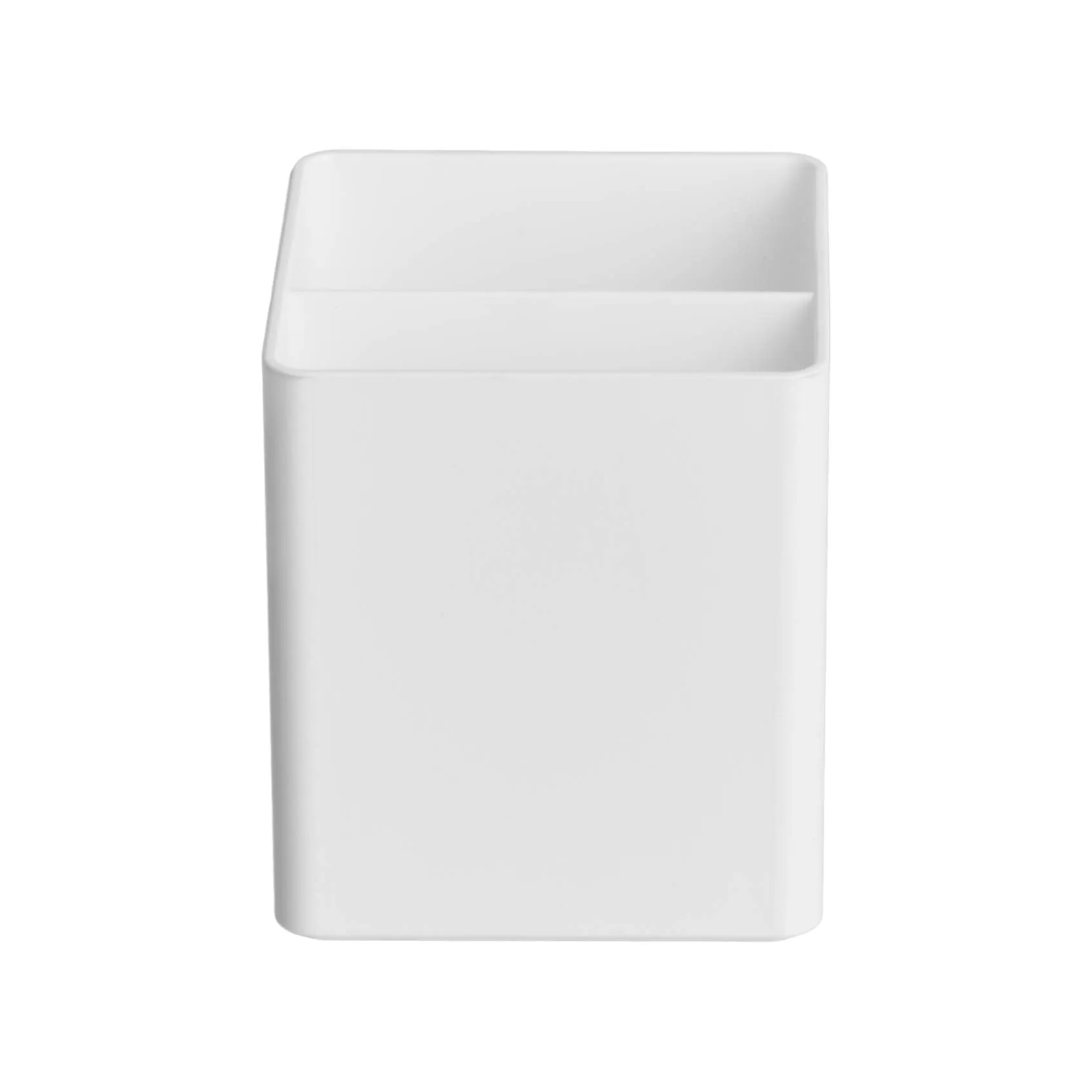 Amazon Basics Plastic Organizer Portapenne per scrivania, Bianco - immagine 2