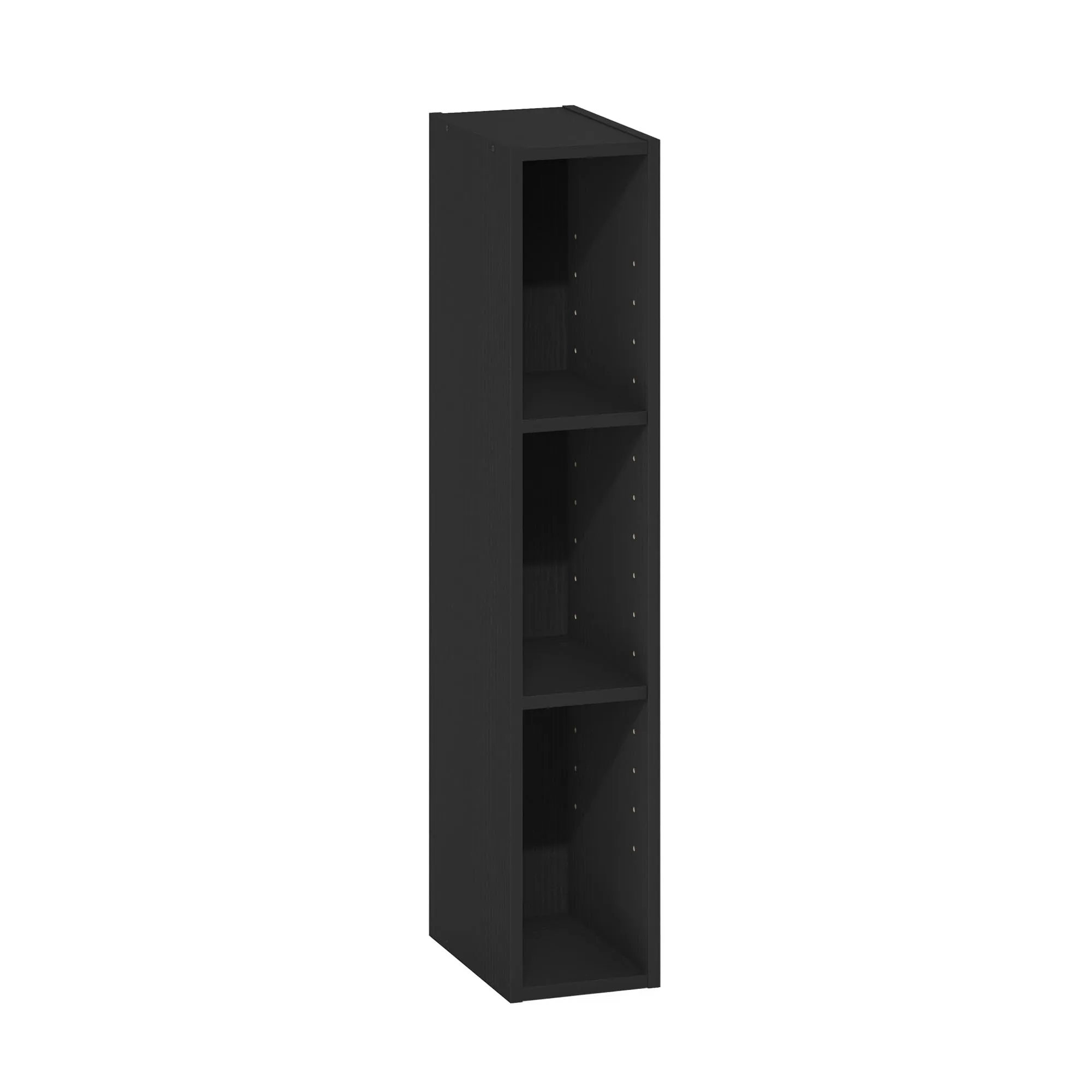 Furinno Fulda Libreria salvaspazio a 3 ripiani, 15 cm, Legno Nero - immagine 7