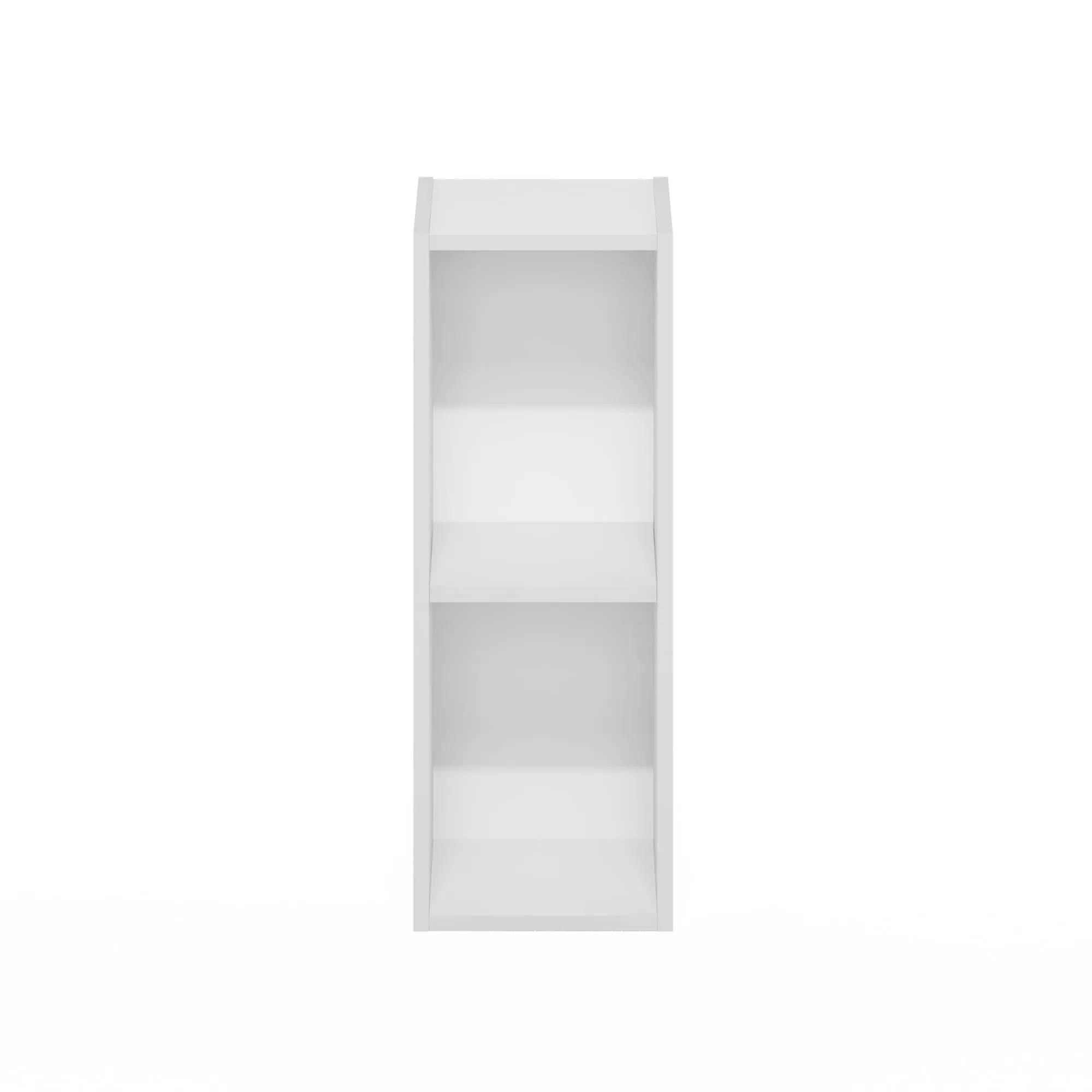 Furinno Fulda libreria salvaspazio a 2 ripiani, larghezza 20 cm, bianco - immagine 7