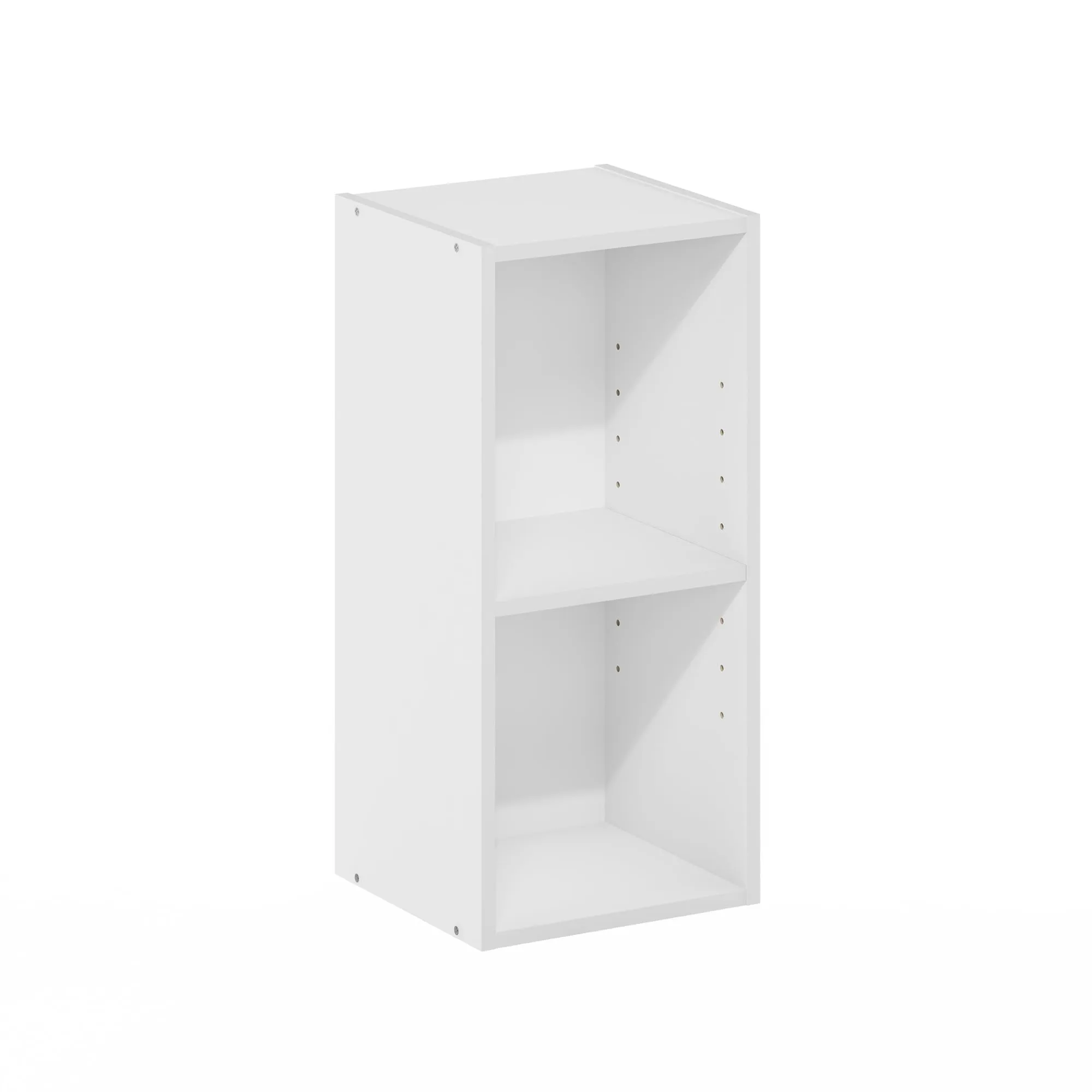 Furinno Fulda Libreria Salvaspazio a 2 Ripiani, Larghezza 25 cm, Bianco - immagine 6