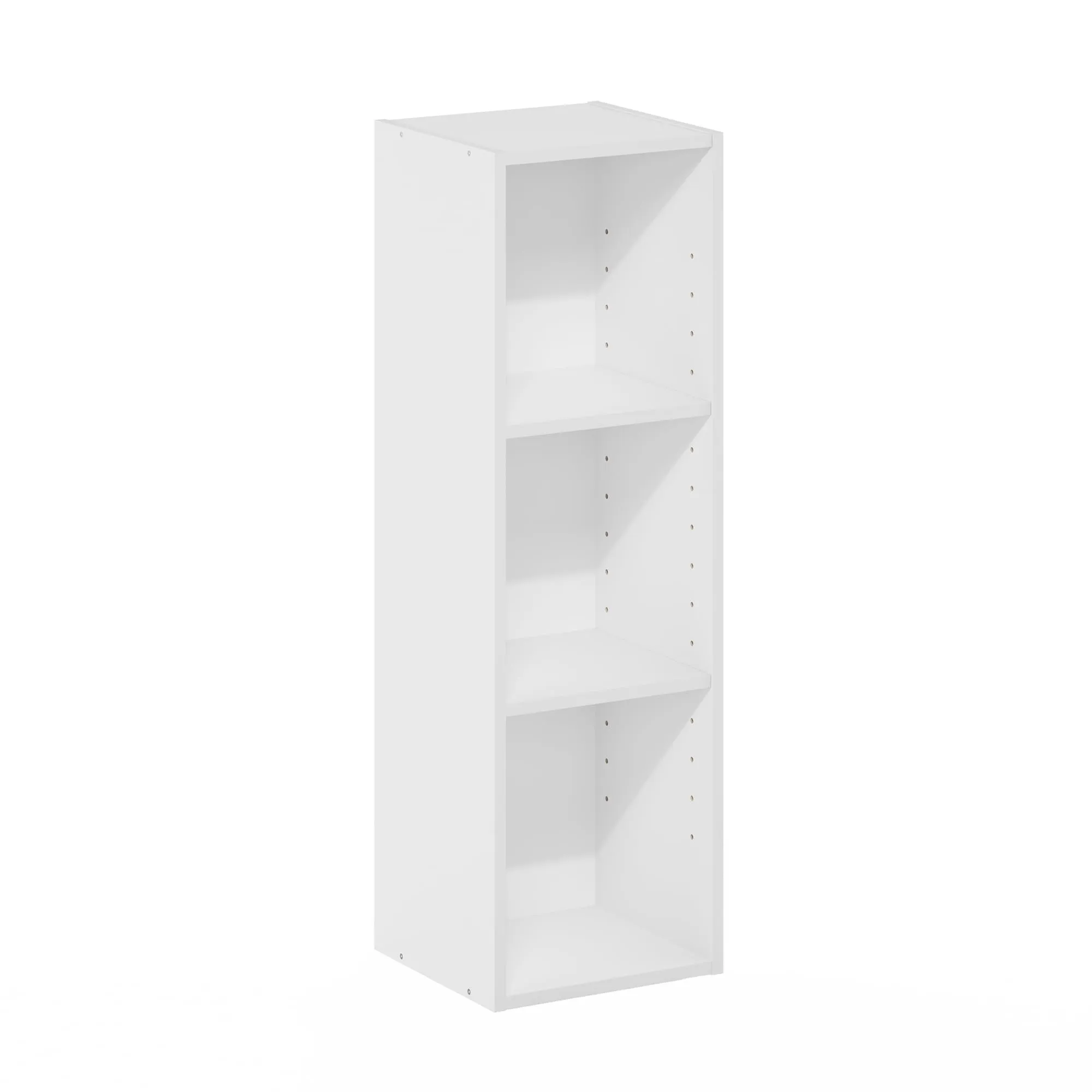 Furinno Fulda libreria salvaspazio a 3 ripiani, larghezza 25 cm, bianco - immagine 8