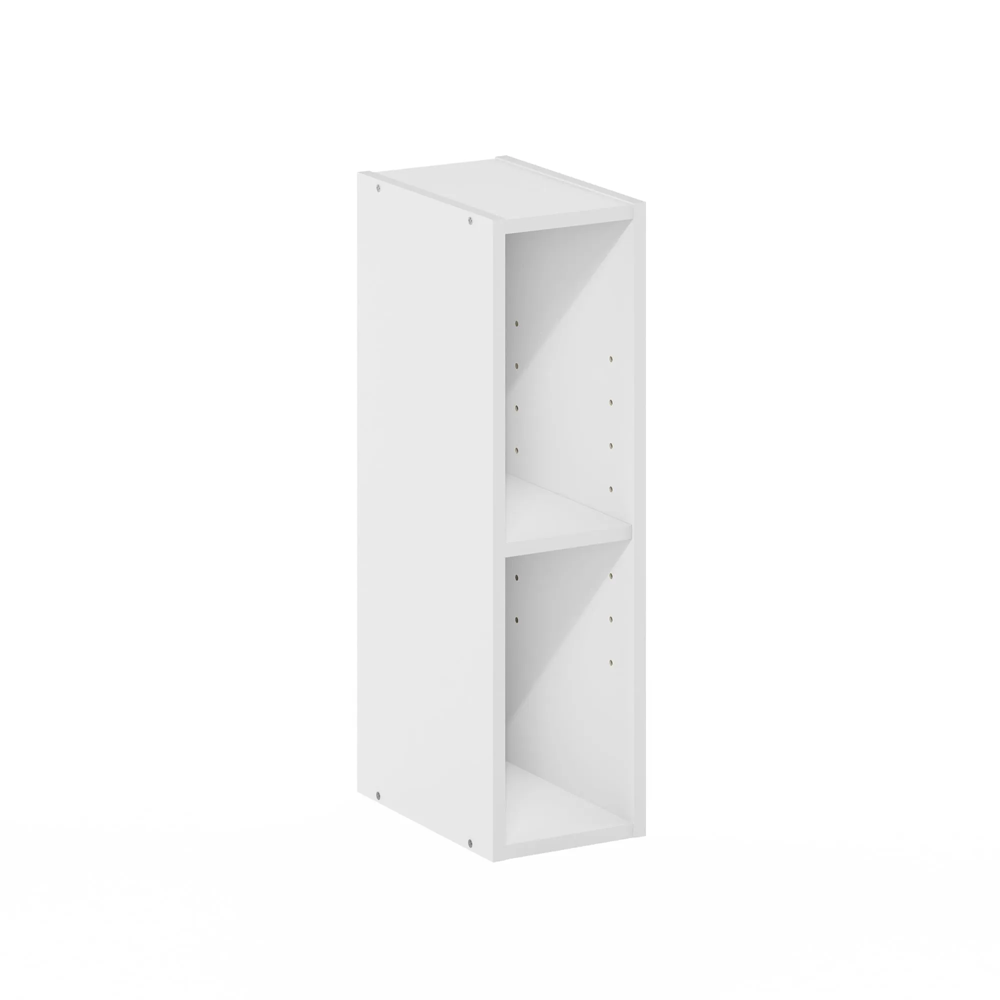 Furinno Fulda Libreria Salvaspazio a 2 Ripiani, 15 cm, Bianco - immagine 1