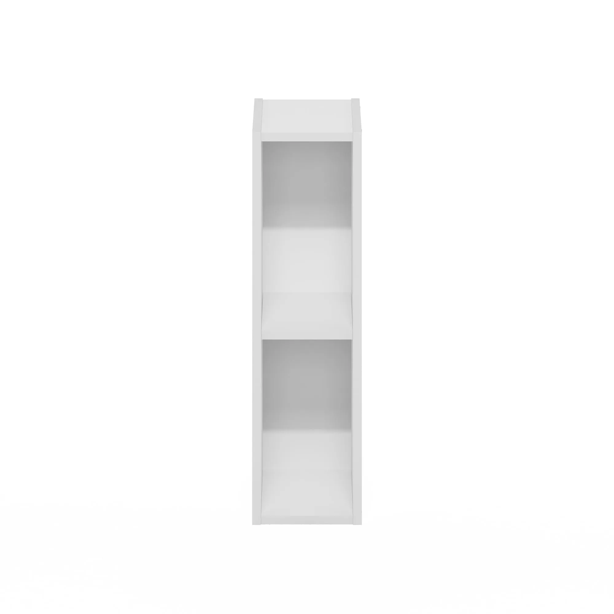 Furinno Fulda Libreria Salvaspazio a 2 Ripiani, 15 cm, Bianco - immagine 4