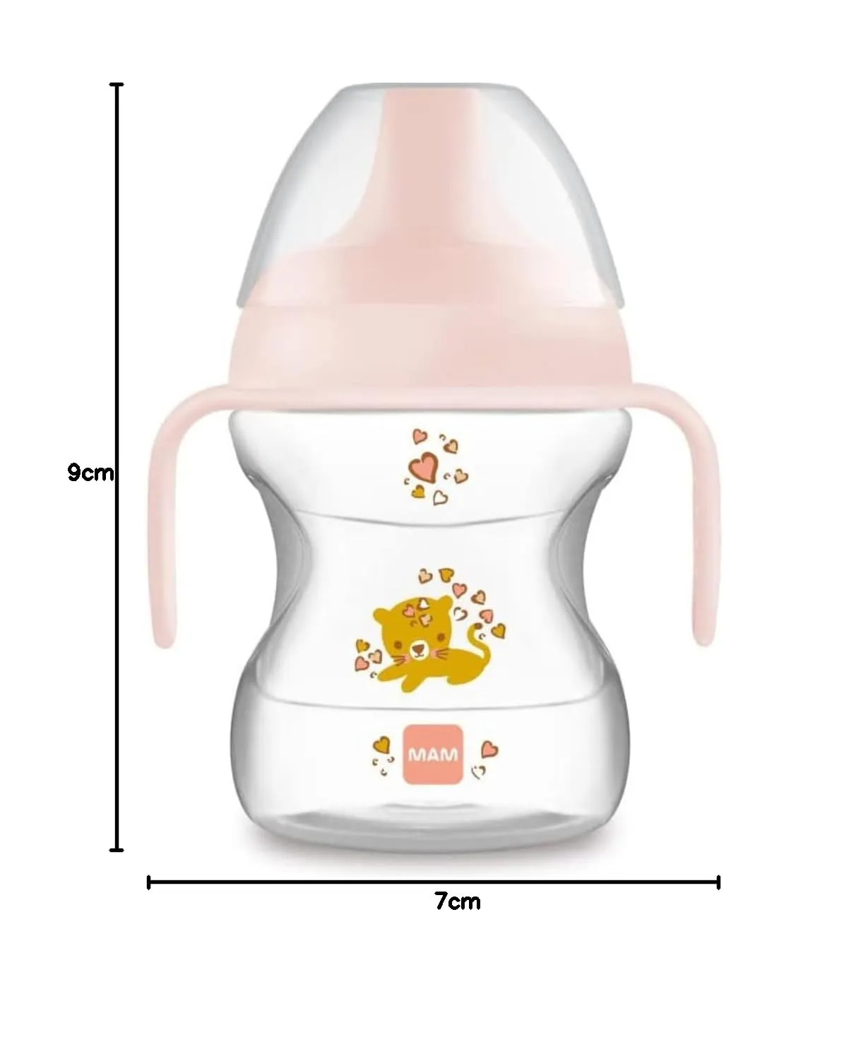MAM Learn to Drink Cup 190 ml, 6+ mesi, Rosa - immagine 8
