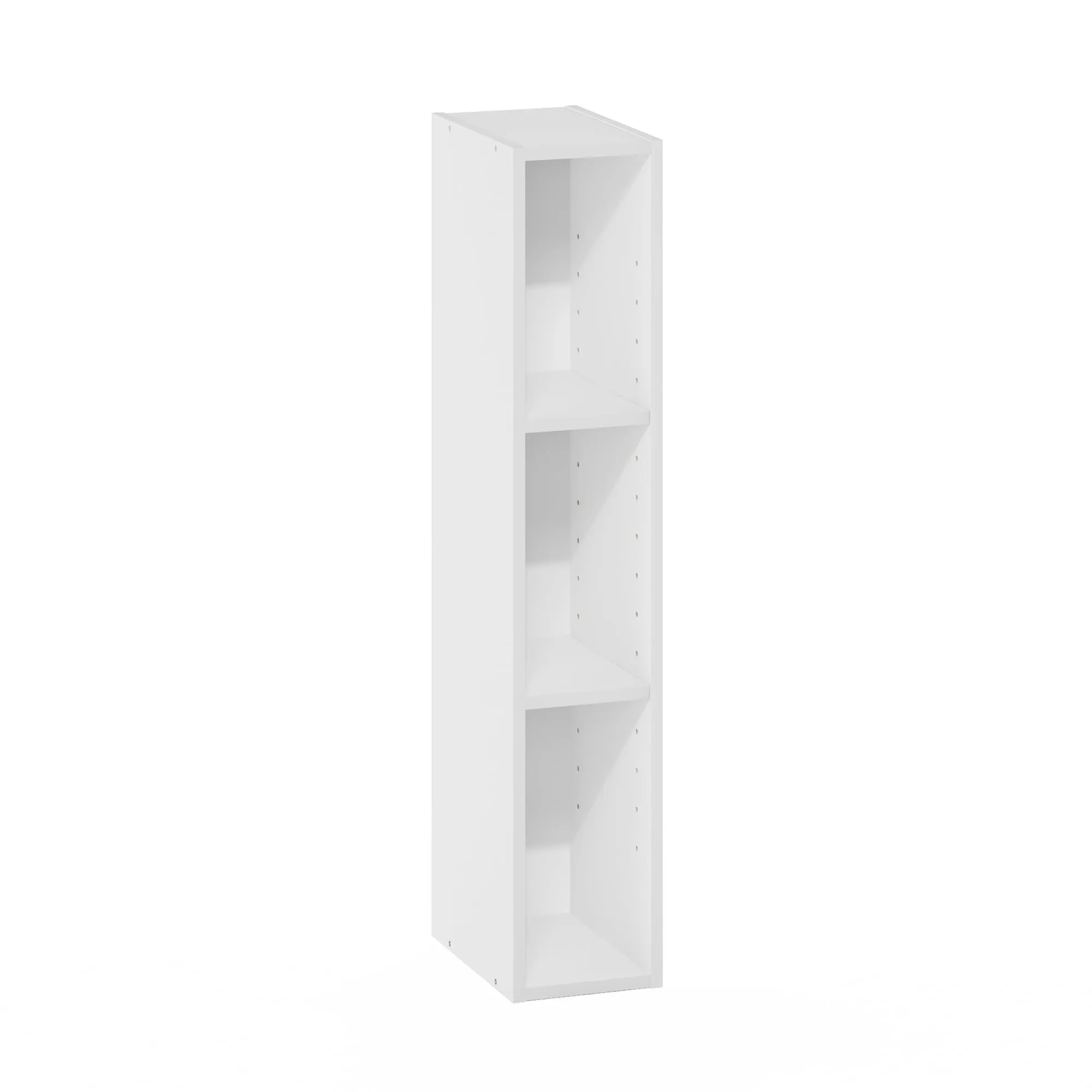 Furinno Fulda Libreria Salvaspazio a 3 Ripiani, 15 cm, Bianco - immagine 8