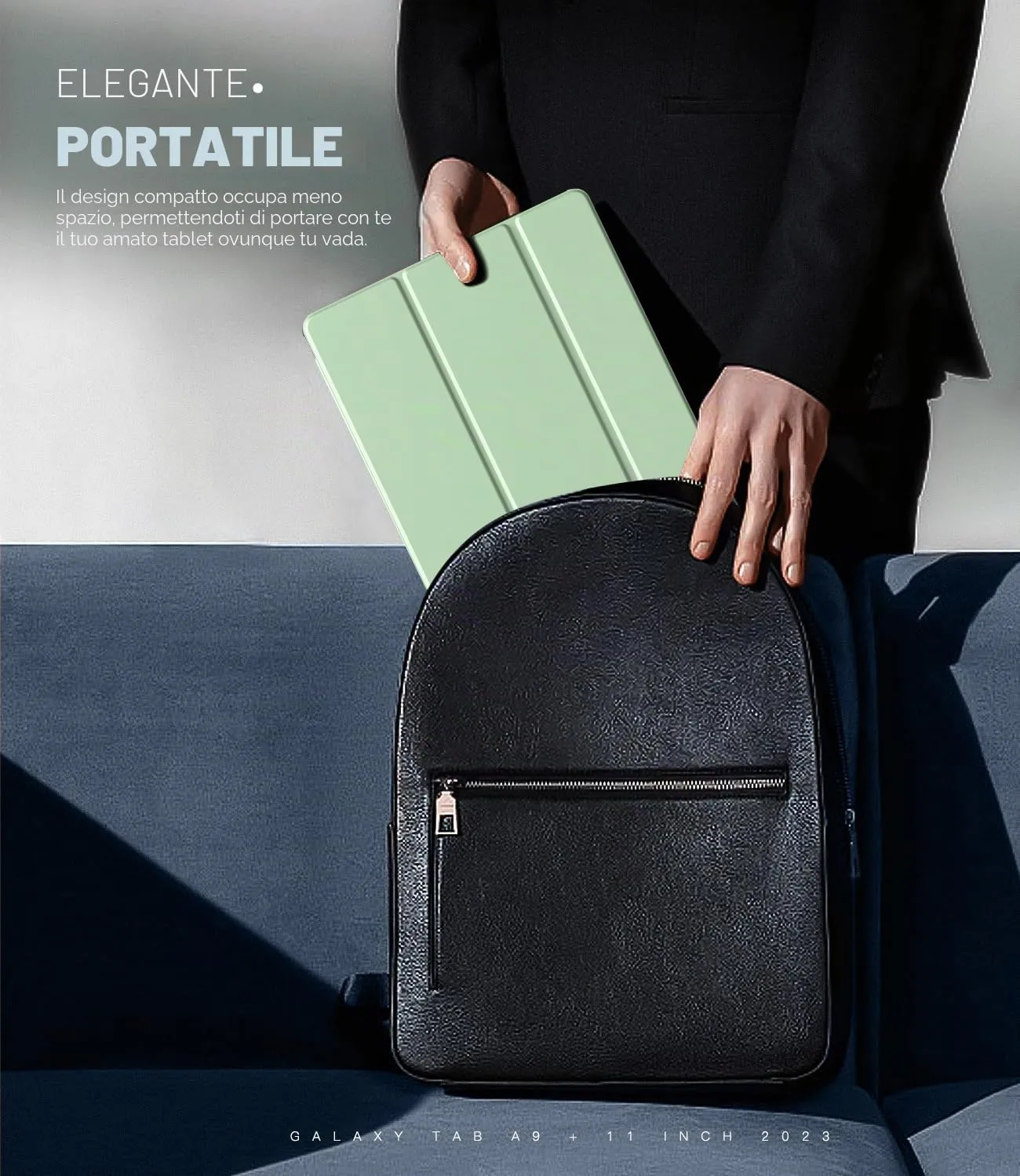 TiMOVO Cover per Samsung Galaxy Tab A11+ / A9+ 11" (2025/2023), Verde - immagine 7