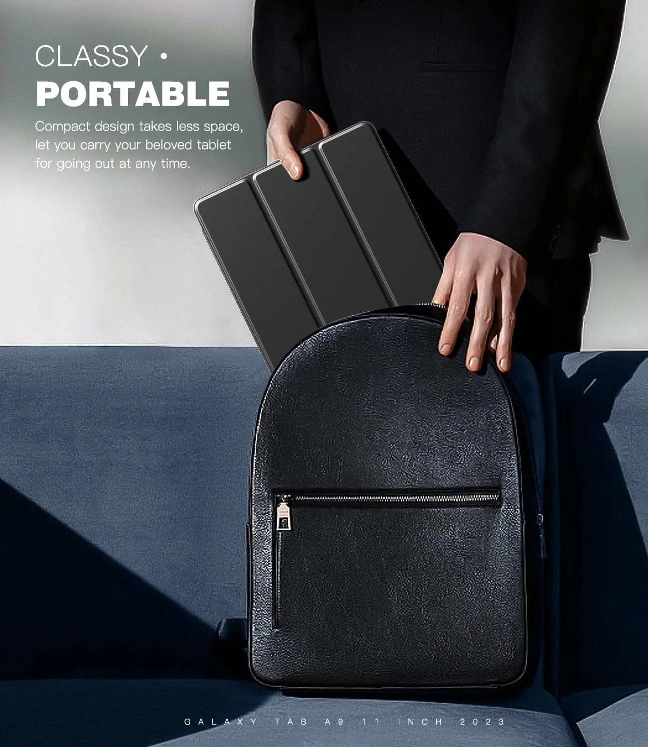 TiMOVO Cover per Samsung Galaxy Tab A11+ 11" (2025), Nero - immagine 7