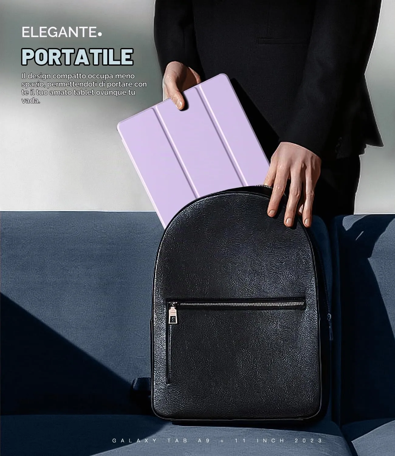 TiMOVO Cover per Samsung Galaxy Tab A11+/A11 Plus 11" (2025), Lilla - immagine 7