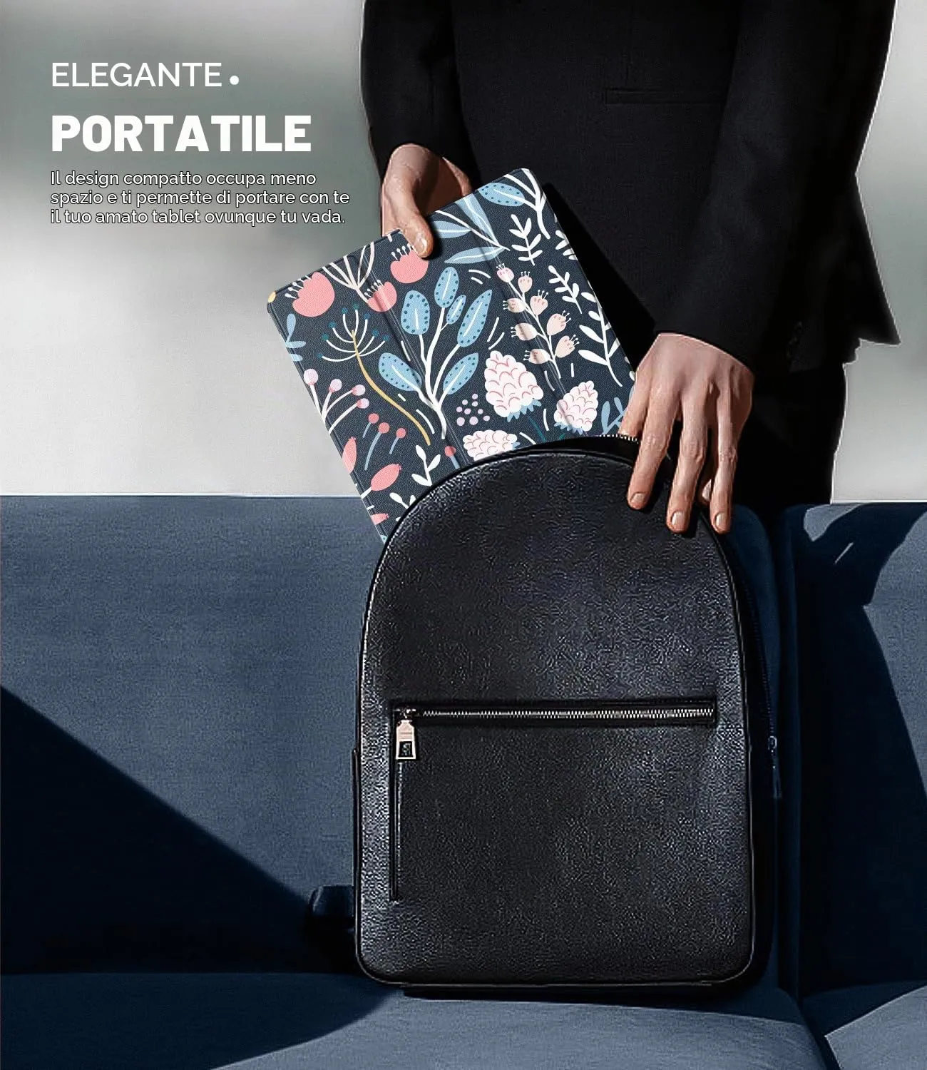 TiMOVO Cover per Samsung Galaxy Tab A11+ / A9+ 11" (2025/2023), Fiore Colorato - immagine 7